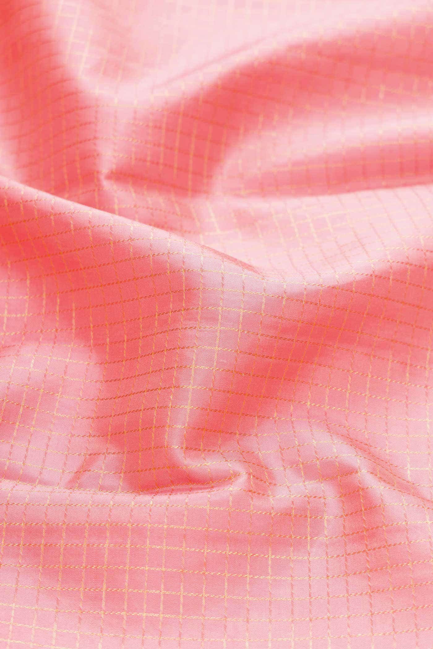 Pink Dual Tone Kanchipuram Silk Saree