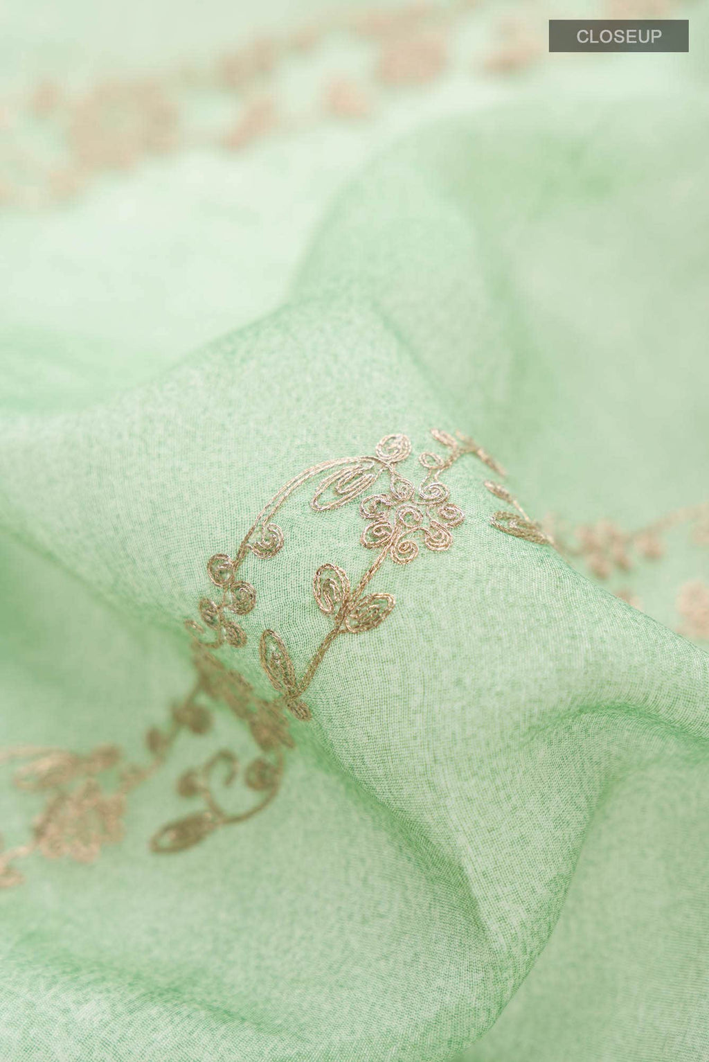 Green Bhagalpuri Tussar Silk Saree