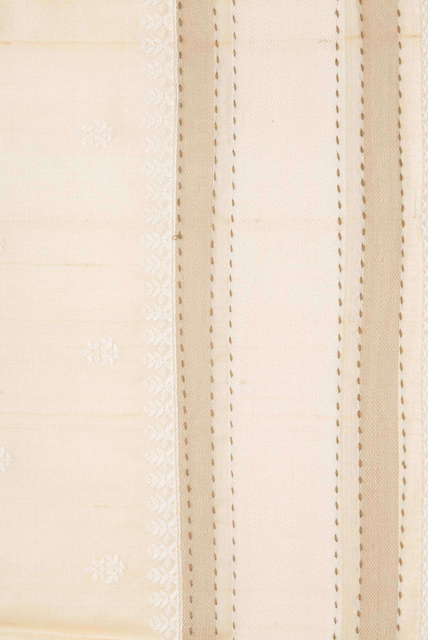 Sandal Tussar Silk Saree
