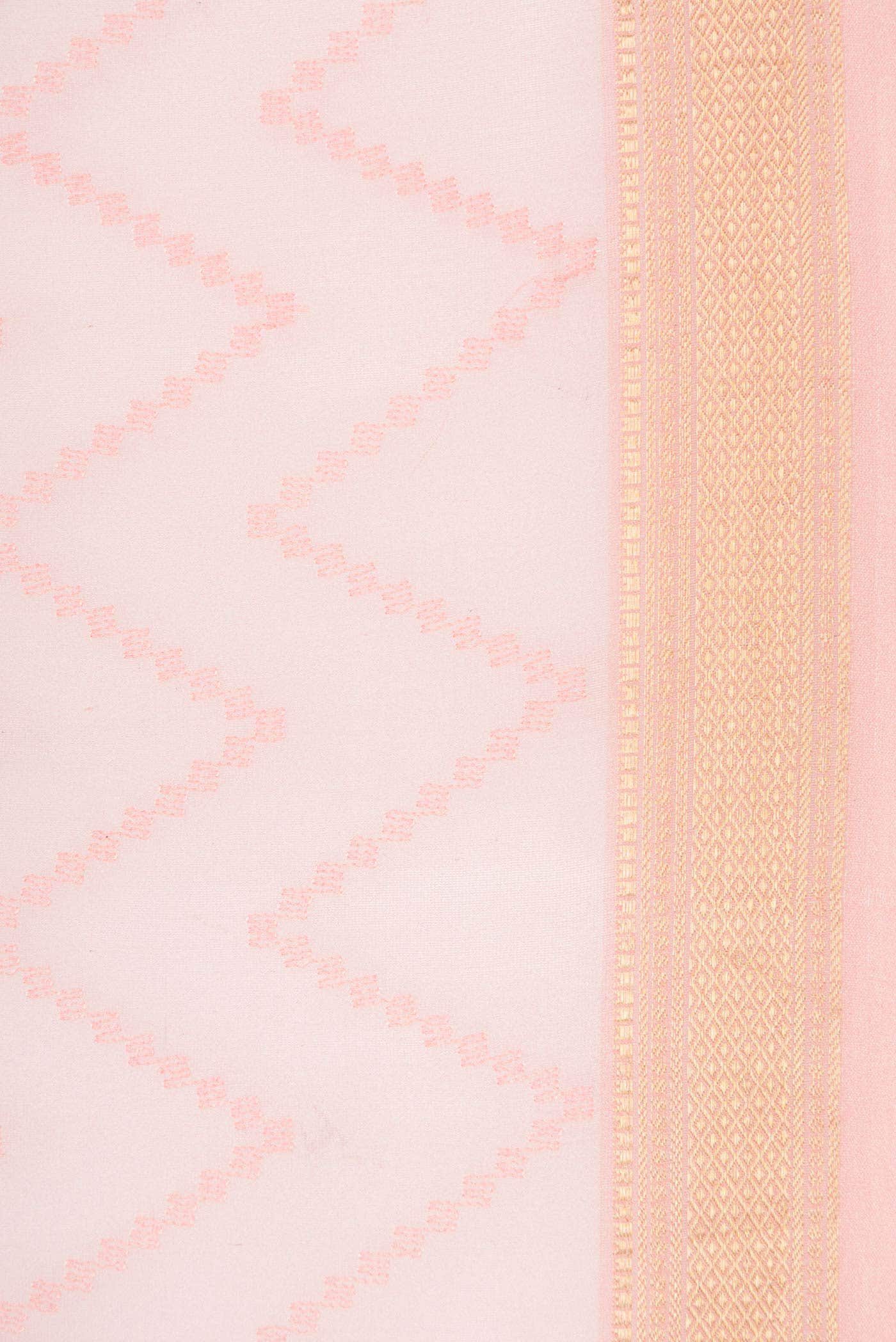 Pink Chanderi Silk Saree