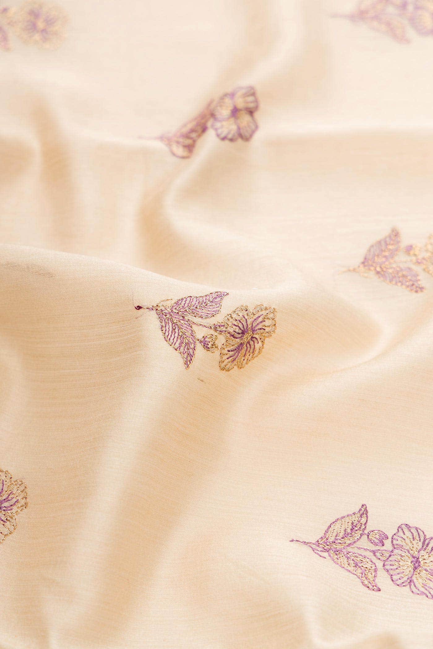 Sandal Chanderi Silk Saree