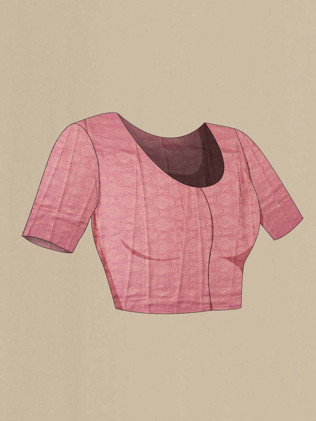 Mauve Banarasi Georgette Saree