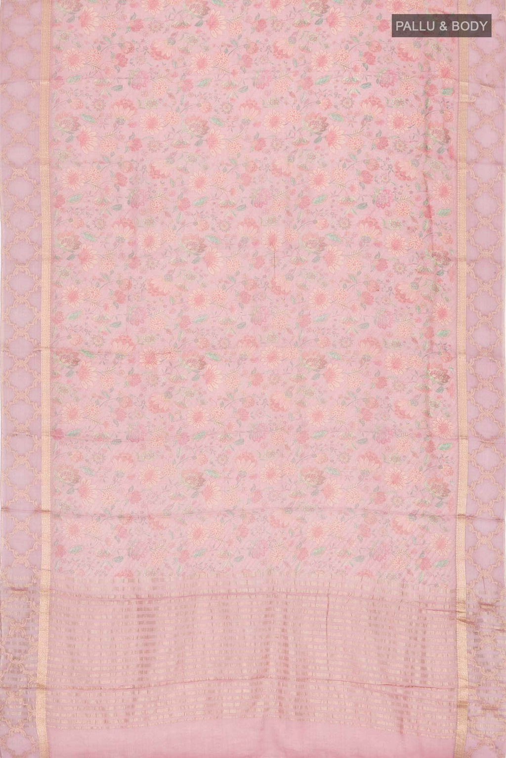 Mauve Banarasi Georgette Saree