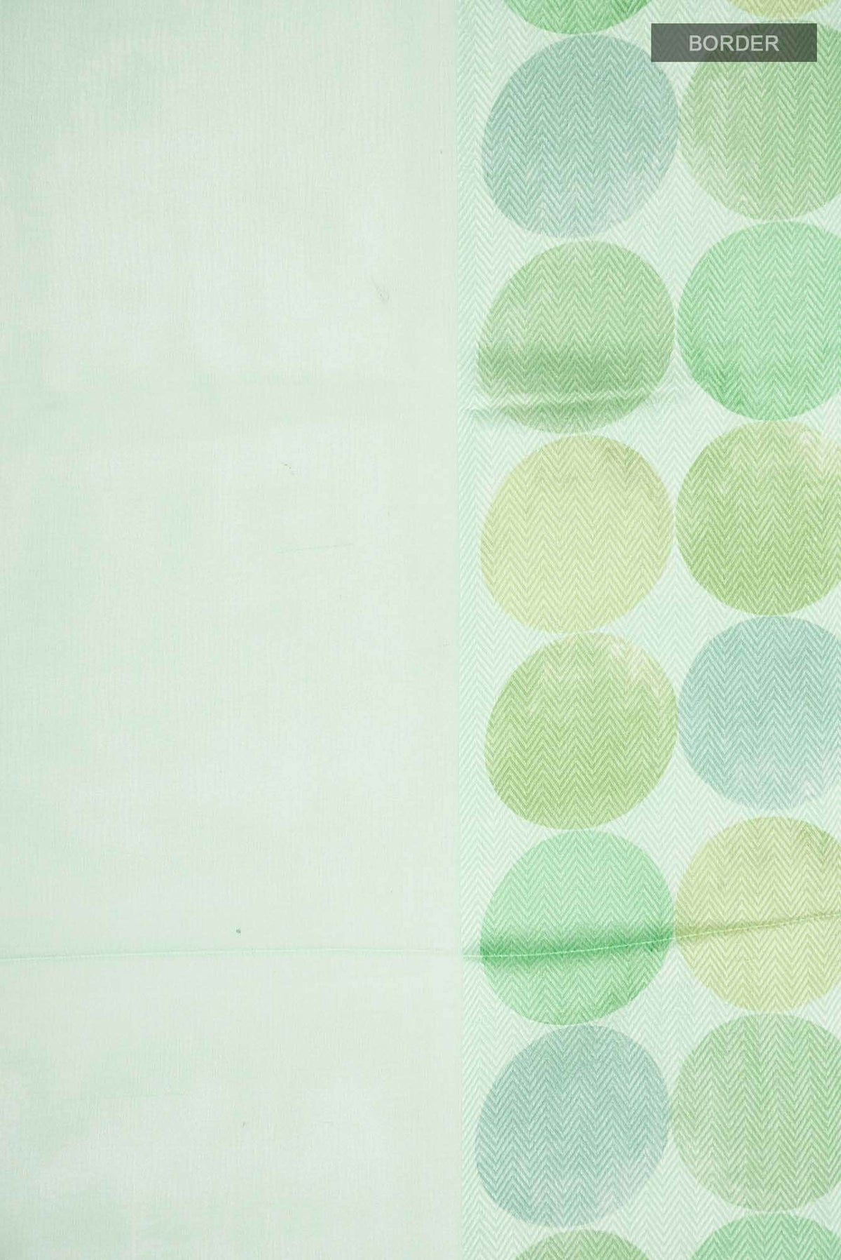 Pista Green Mysore Chiffon Saree