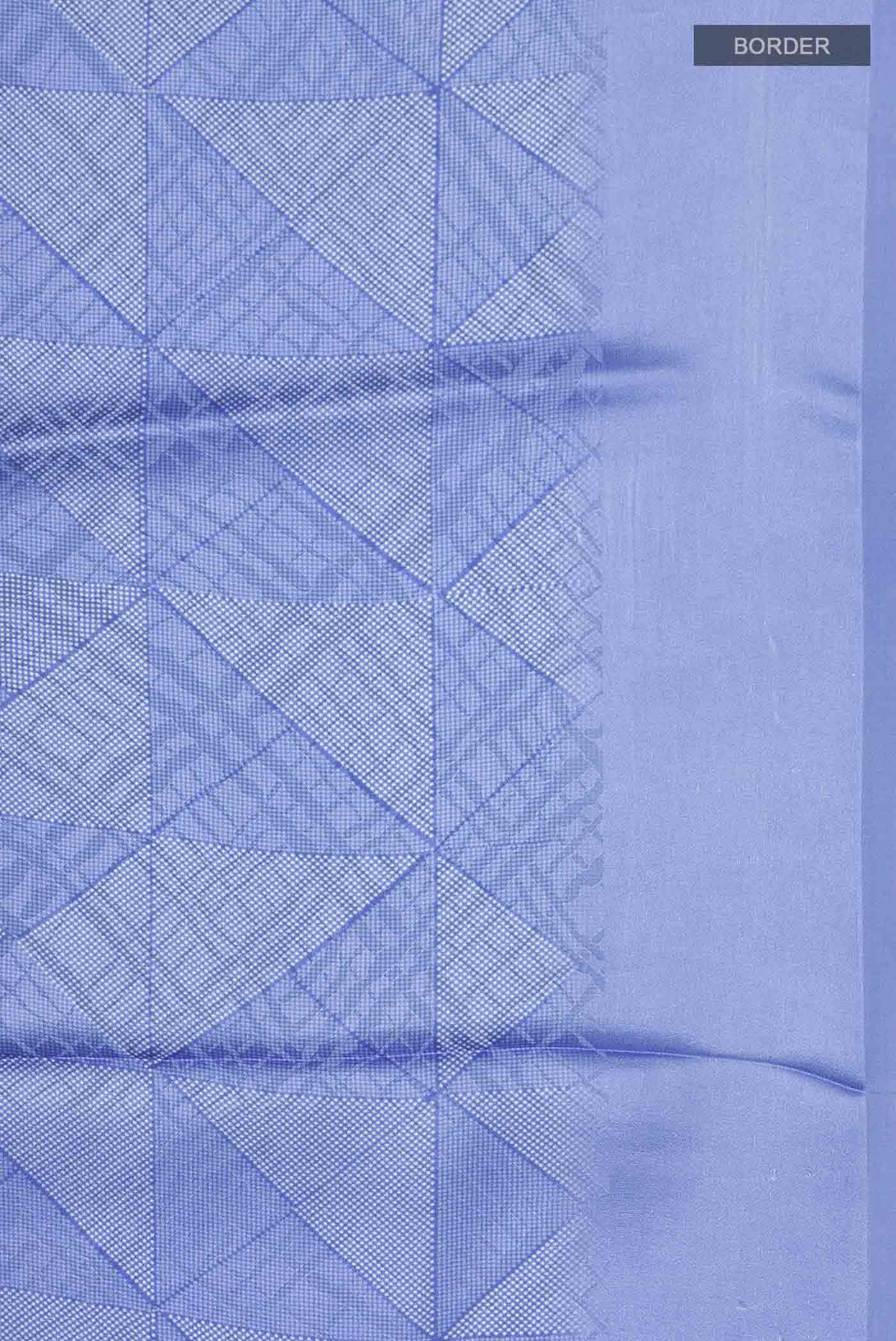 Blue Georgette Saree