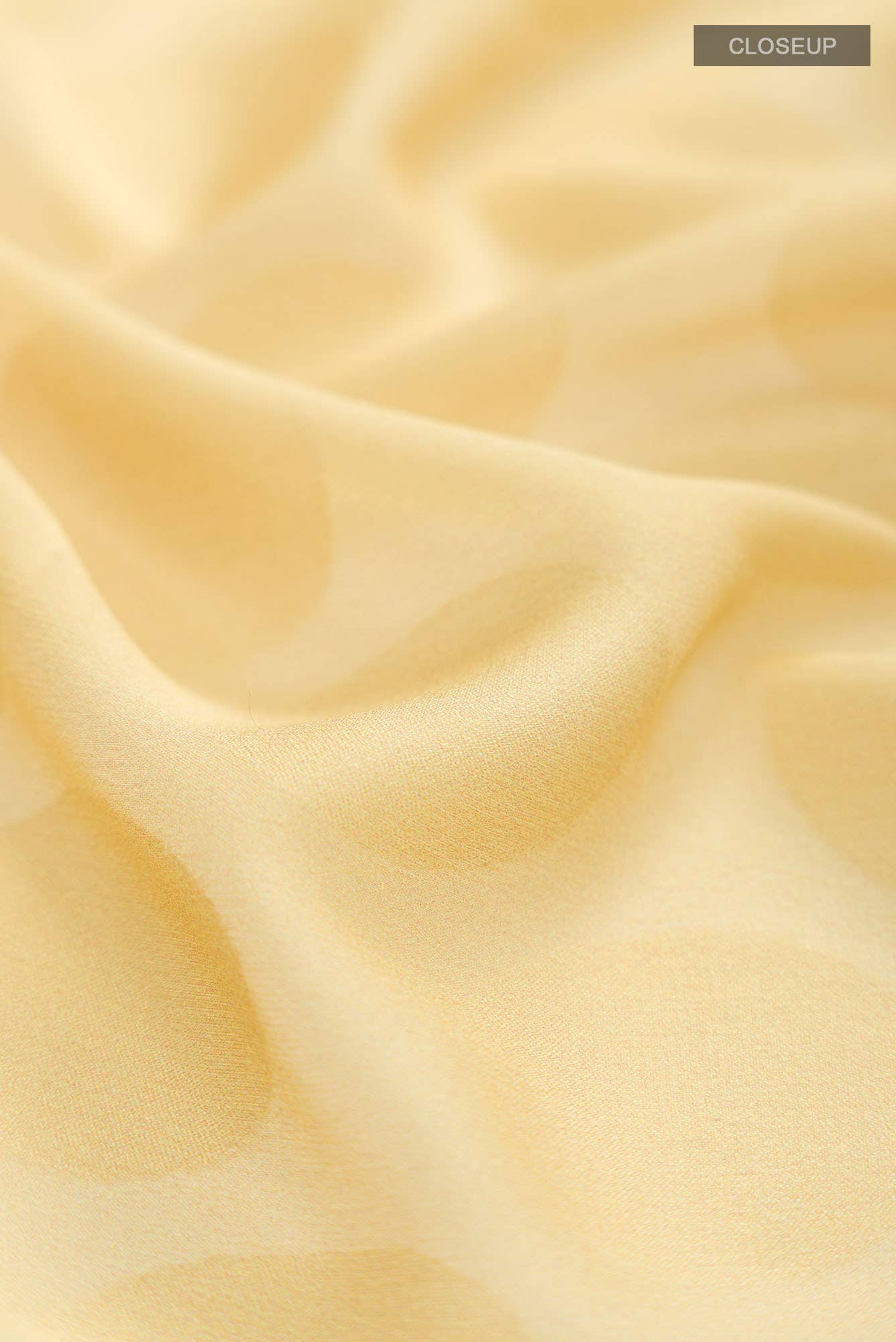 Yellow Mysore Georgette Saree