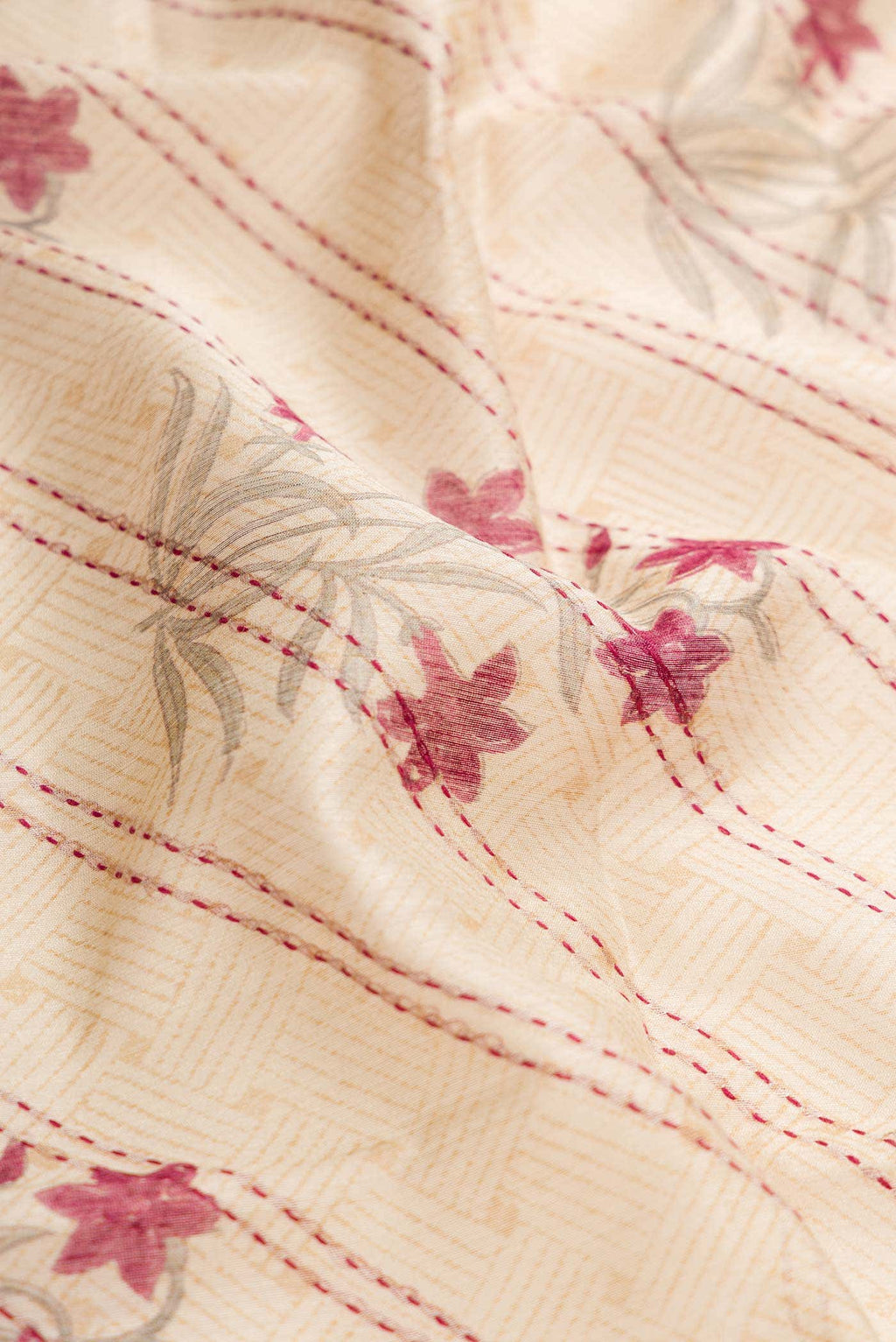 Sandal Tussar Silk Saree