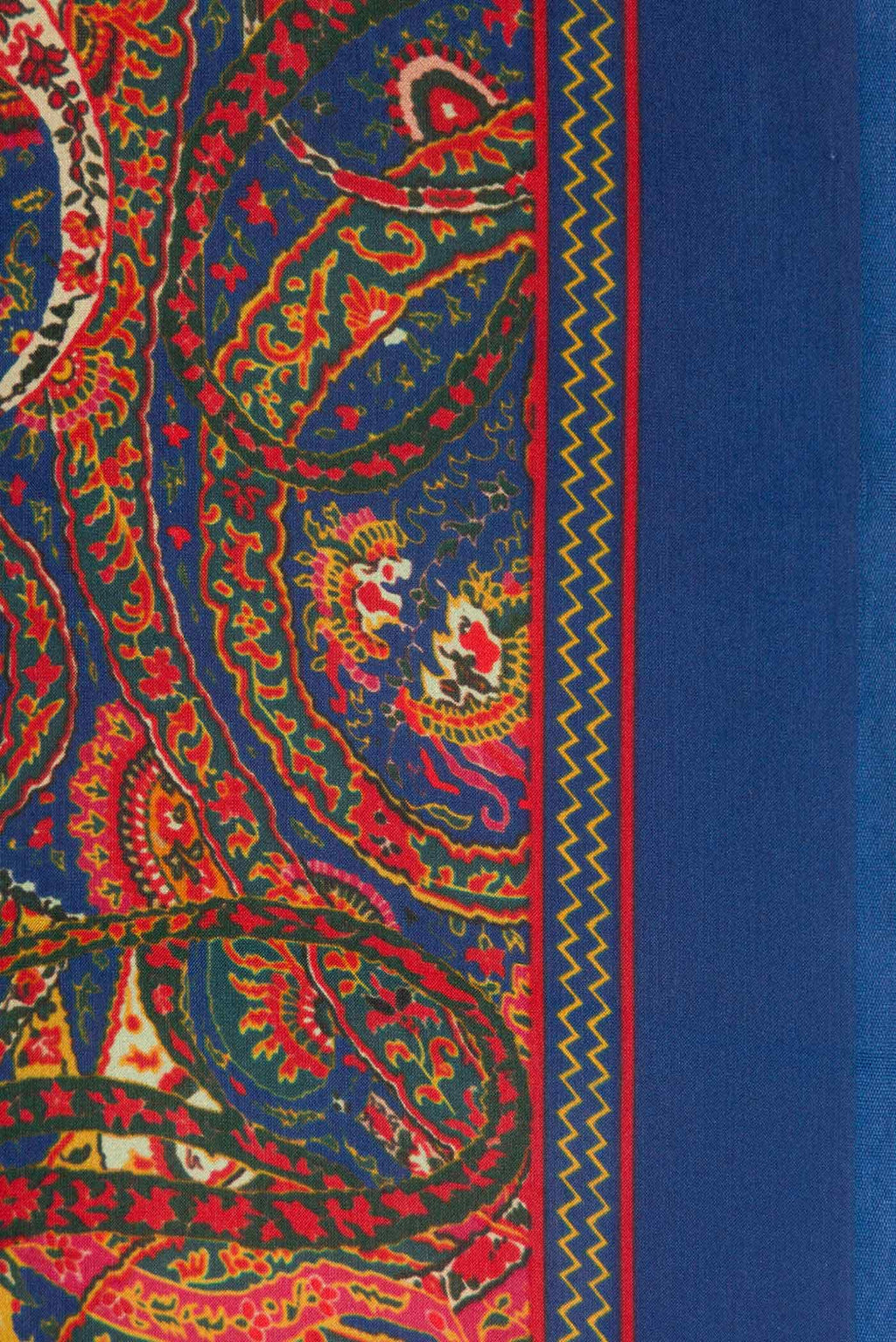 Brown Printed Silk Saree