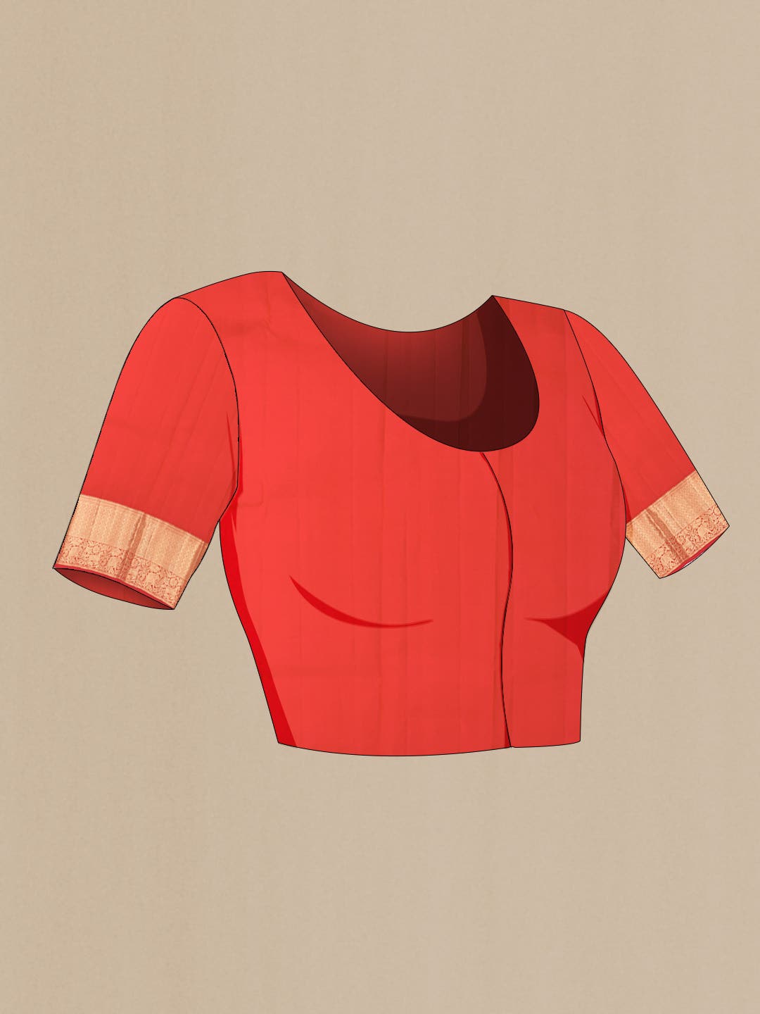 Red Kanchipuram Silk Saree