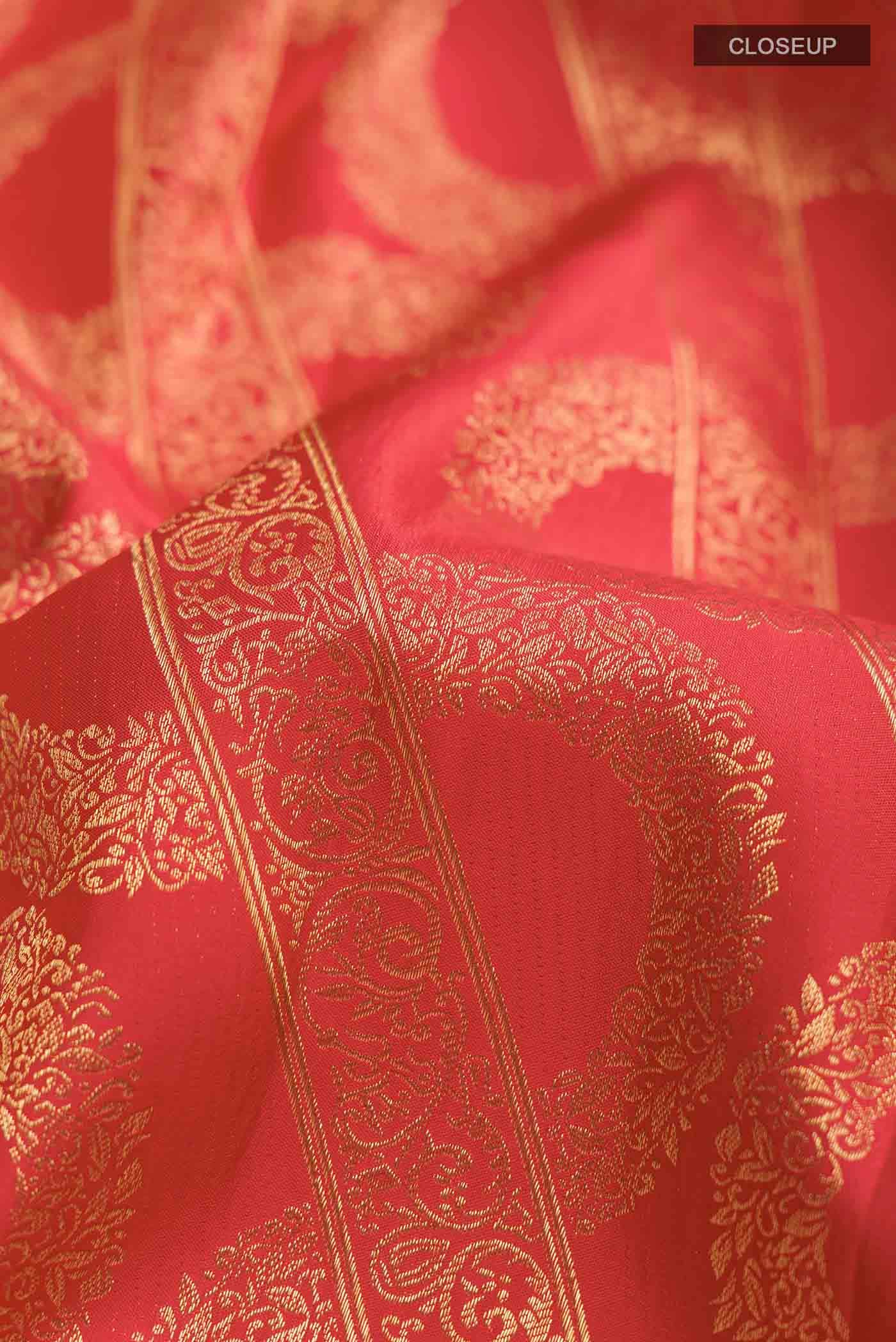 Red Kanchipuram Silk Saree