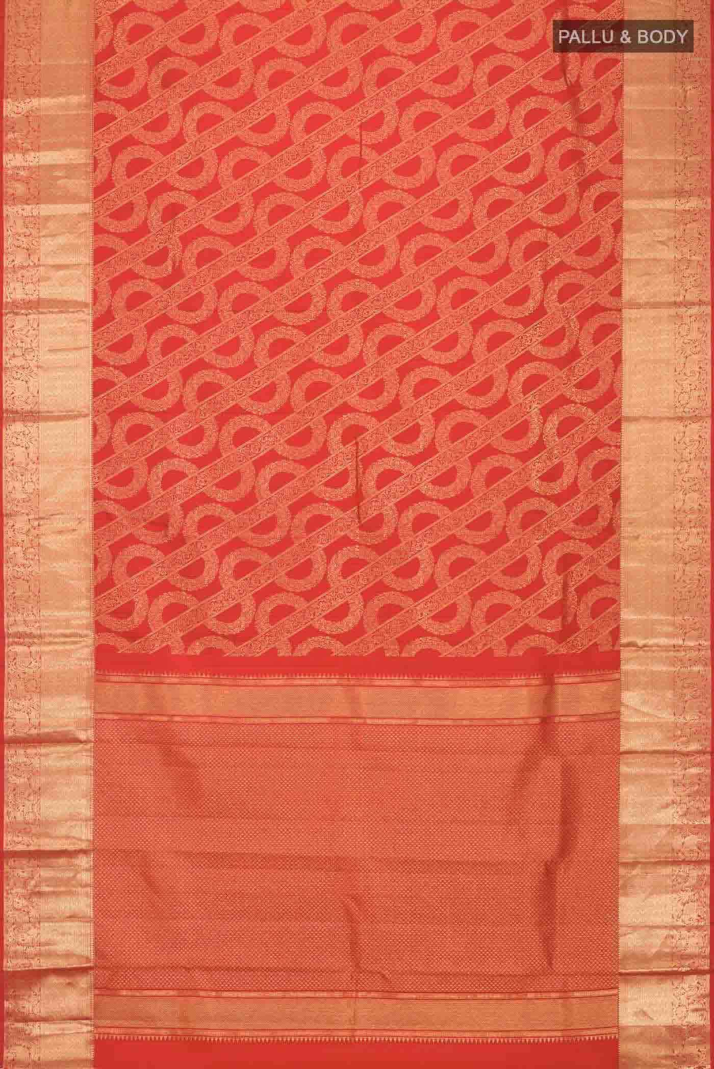 Red Kanchipuram Silk Saree