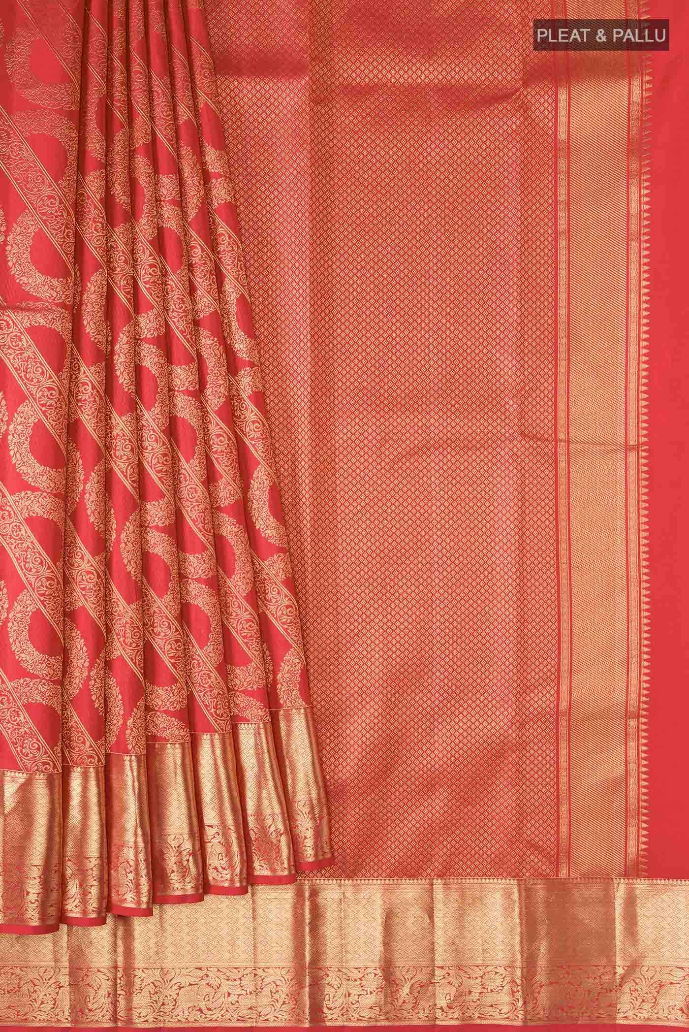 Red Kanchipuram Silk Saree