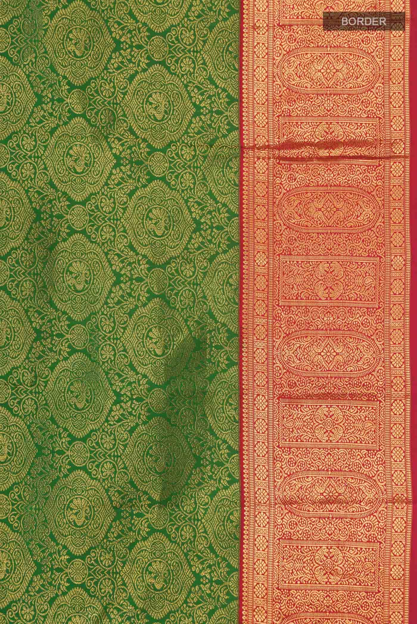 Green Kanchipuram Silk Saree