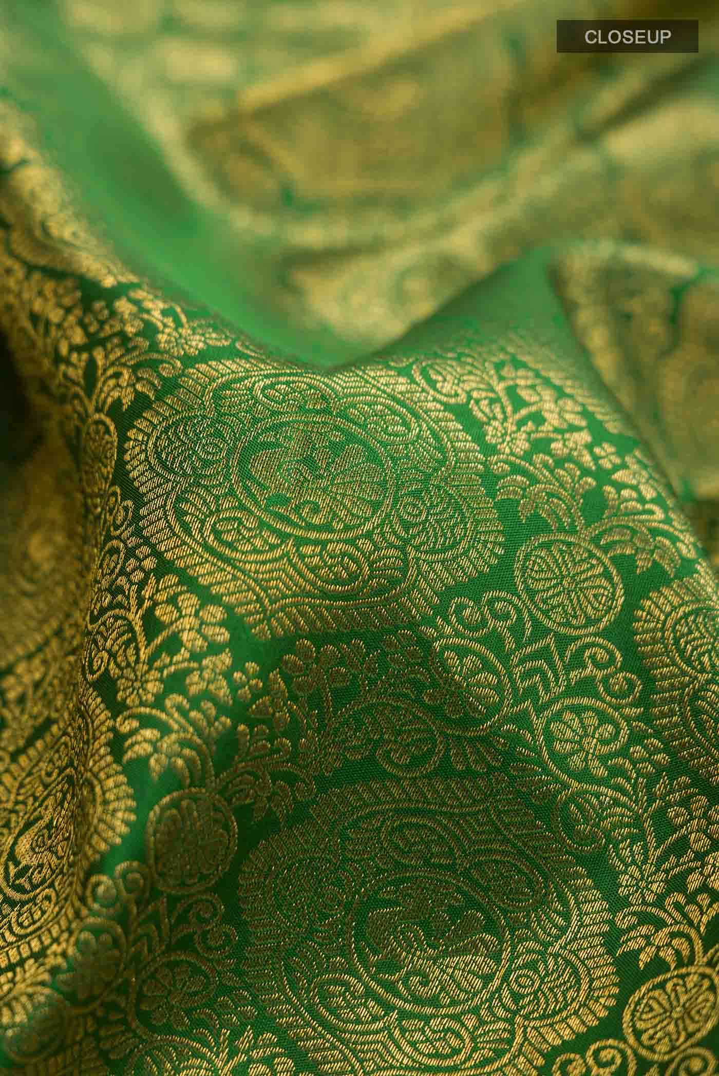 Green Kanchipuram Silk Saree