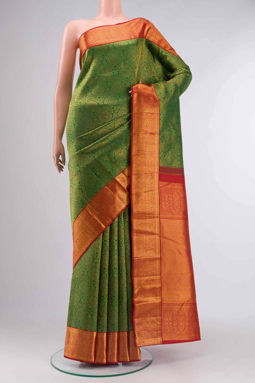 Green Kanchipuram Silk Saree