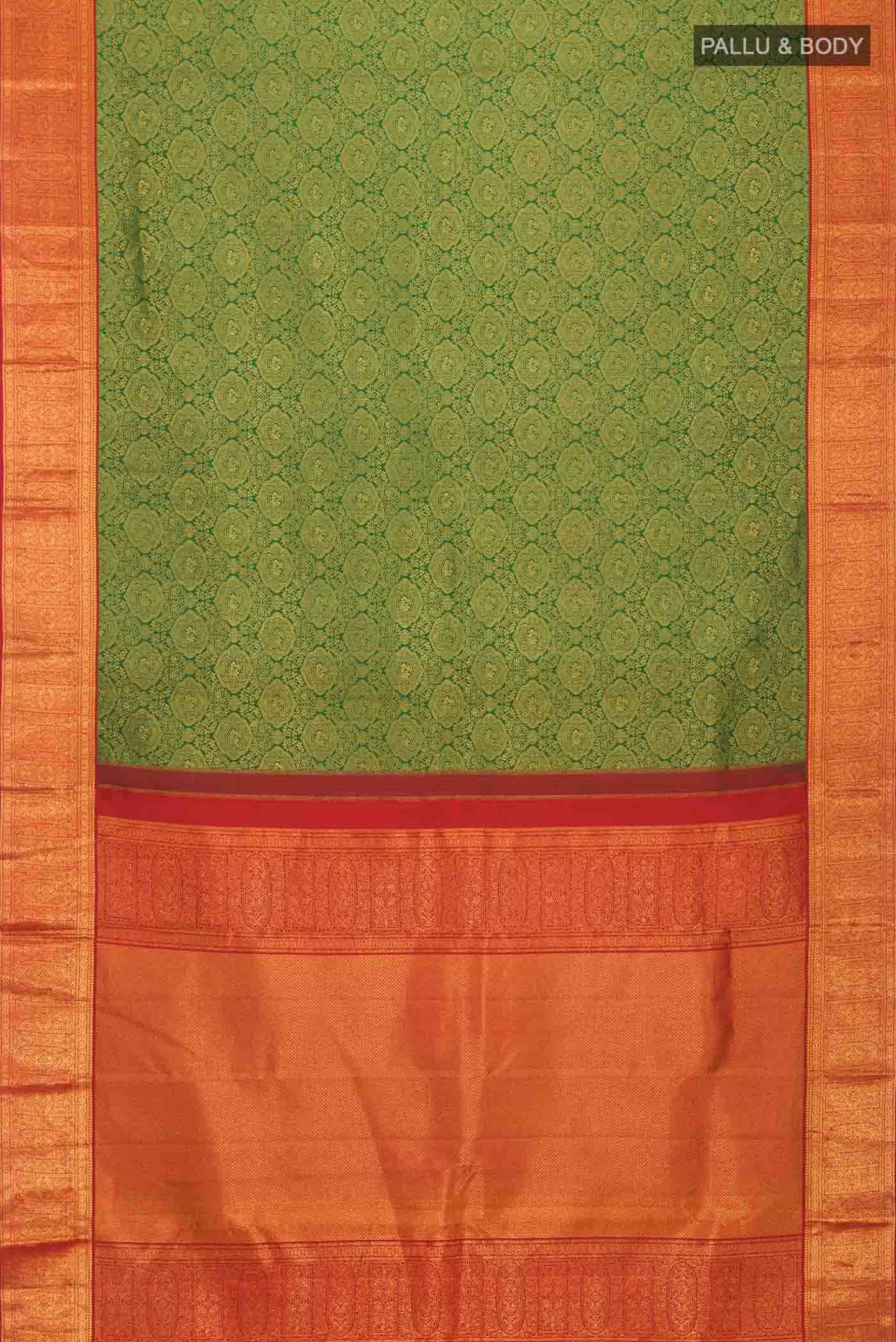Green Kanchipuram Silk Saree