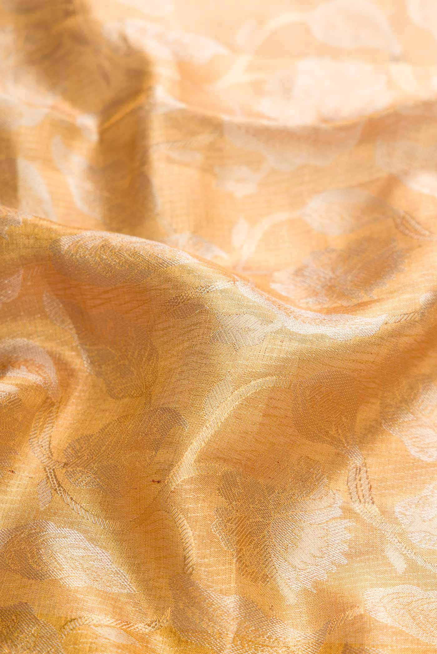 Gold Kanchipuram Tissue Silk Saree