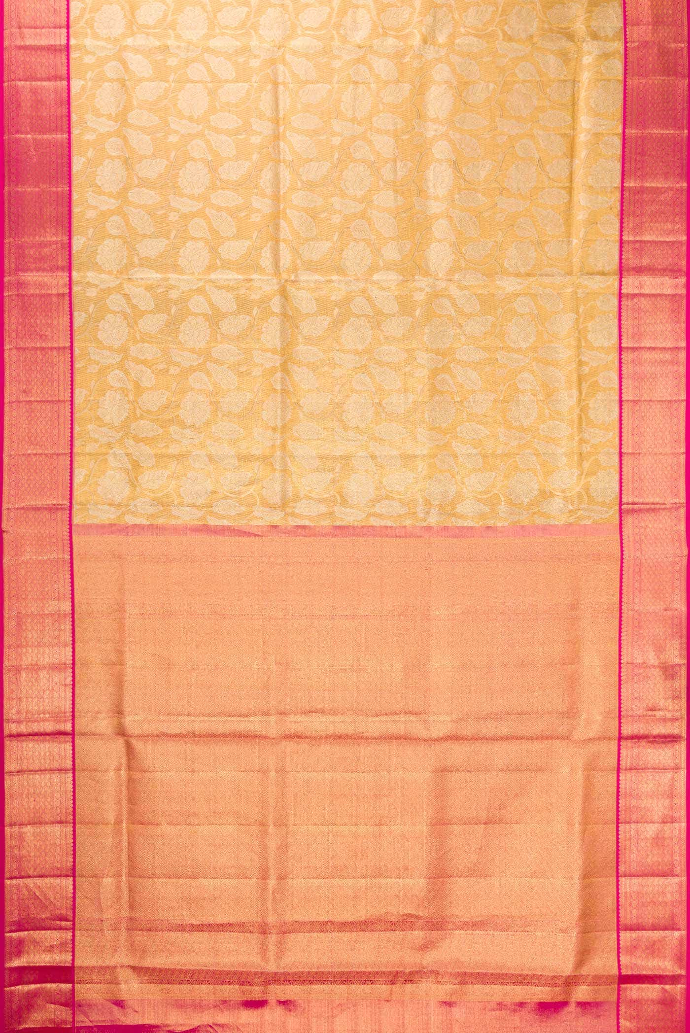 Gold Kanchipuram Tissue Silk Saree