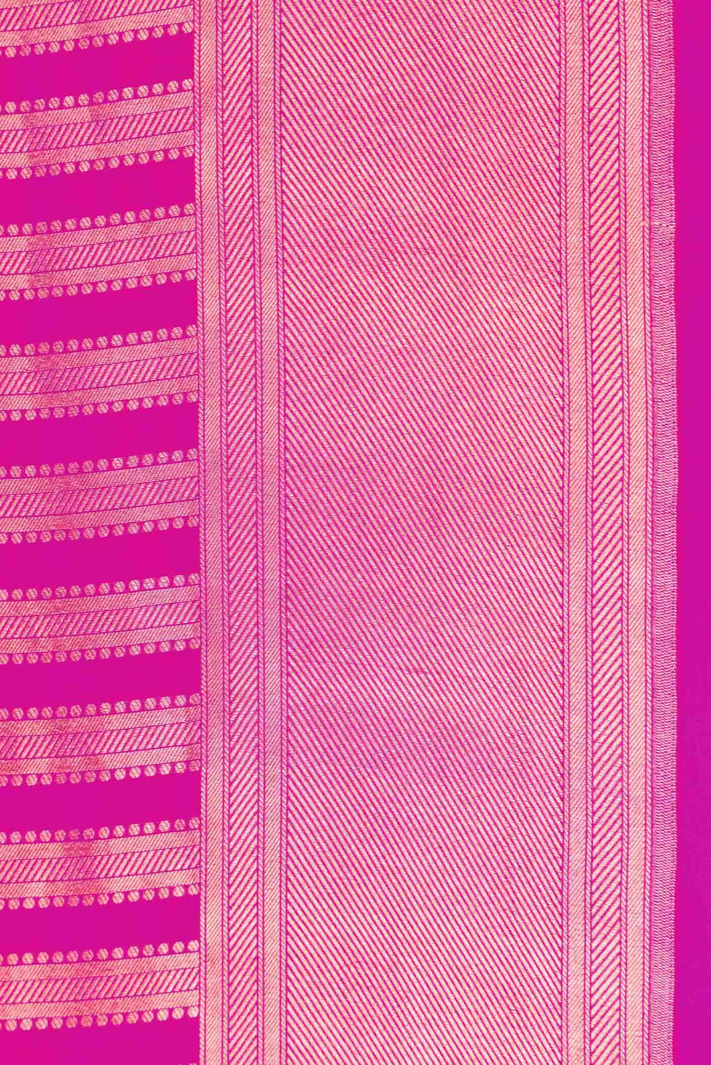Pink Banarasi Silk Saree