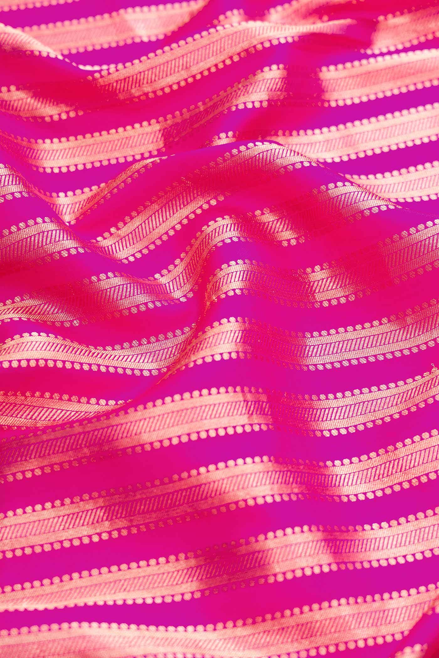 Pink Banarasi Silk Saree