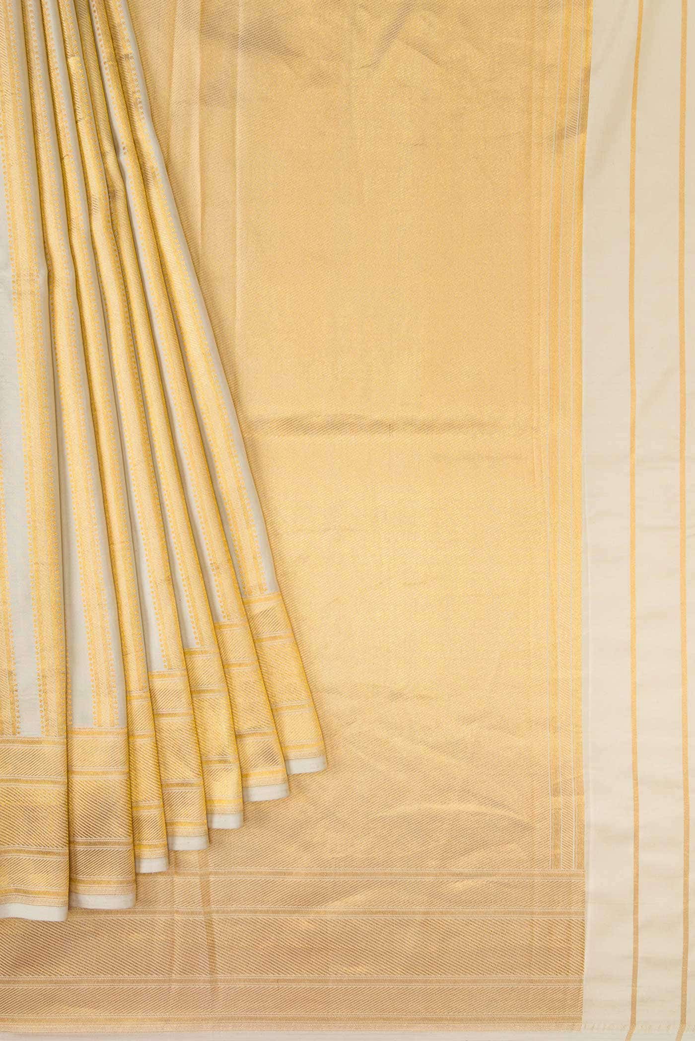 Sandal Banarasi Silk Saree