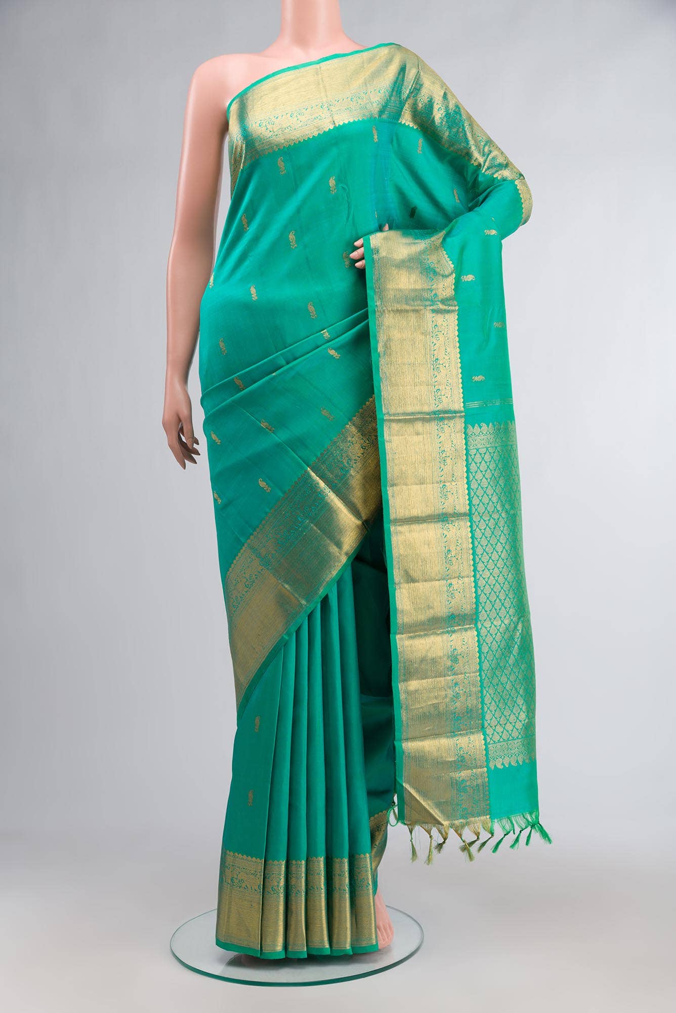 Green Kanchipuram Silk Saree