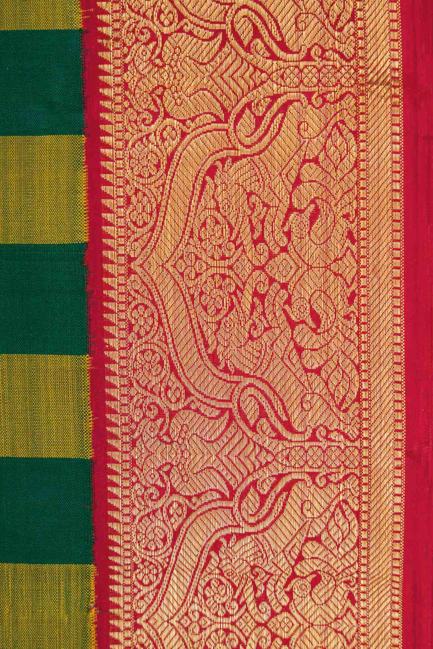 Pure Silk Pure Zari Multi Kanchipuram Saree