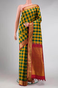 Pure Silk Pure Zari Multi Kanjivaram Saree