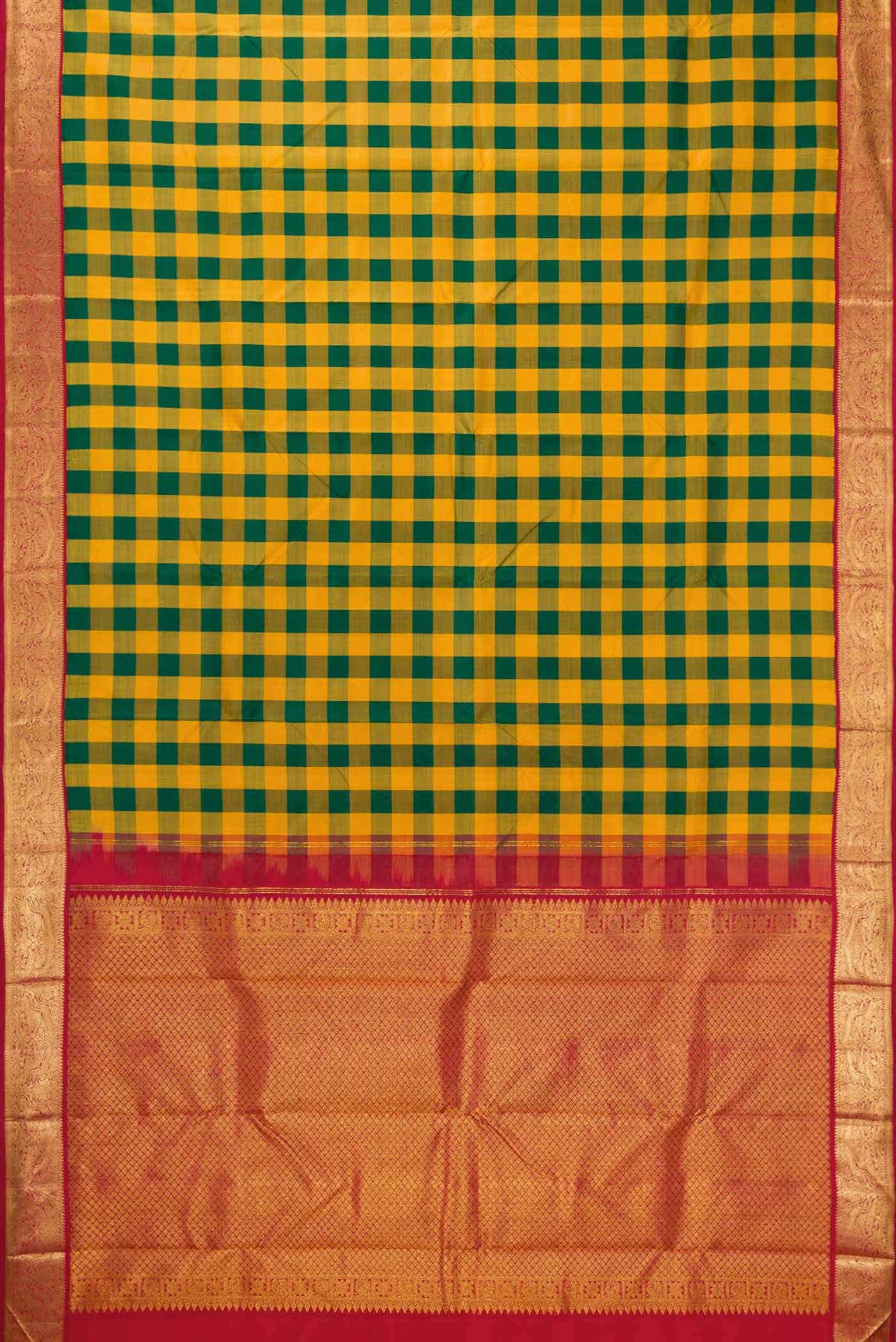 Pure Silk Pure Zari Multi Kanchipuram Saree