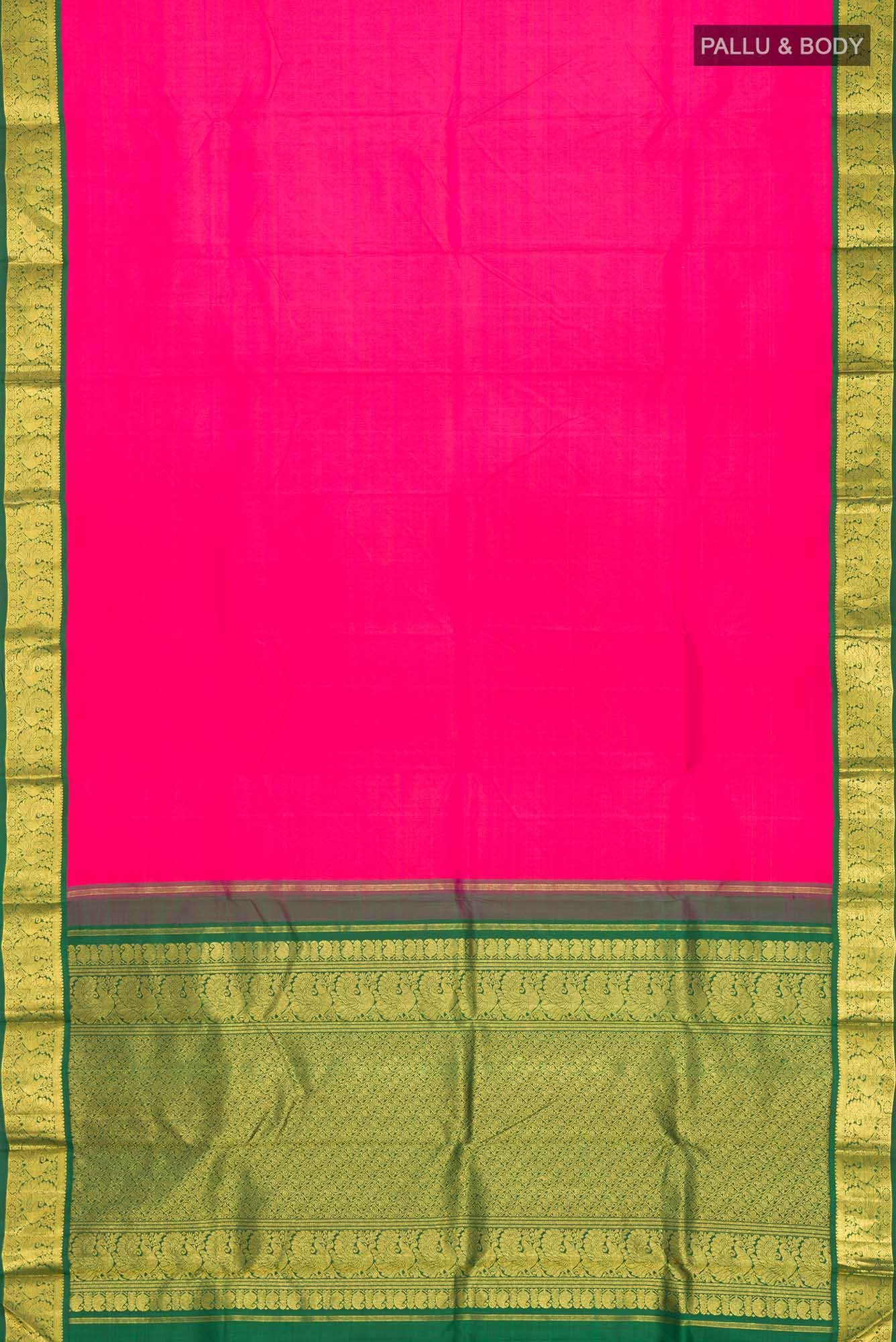 Pink Kanchipuram Silk Saree