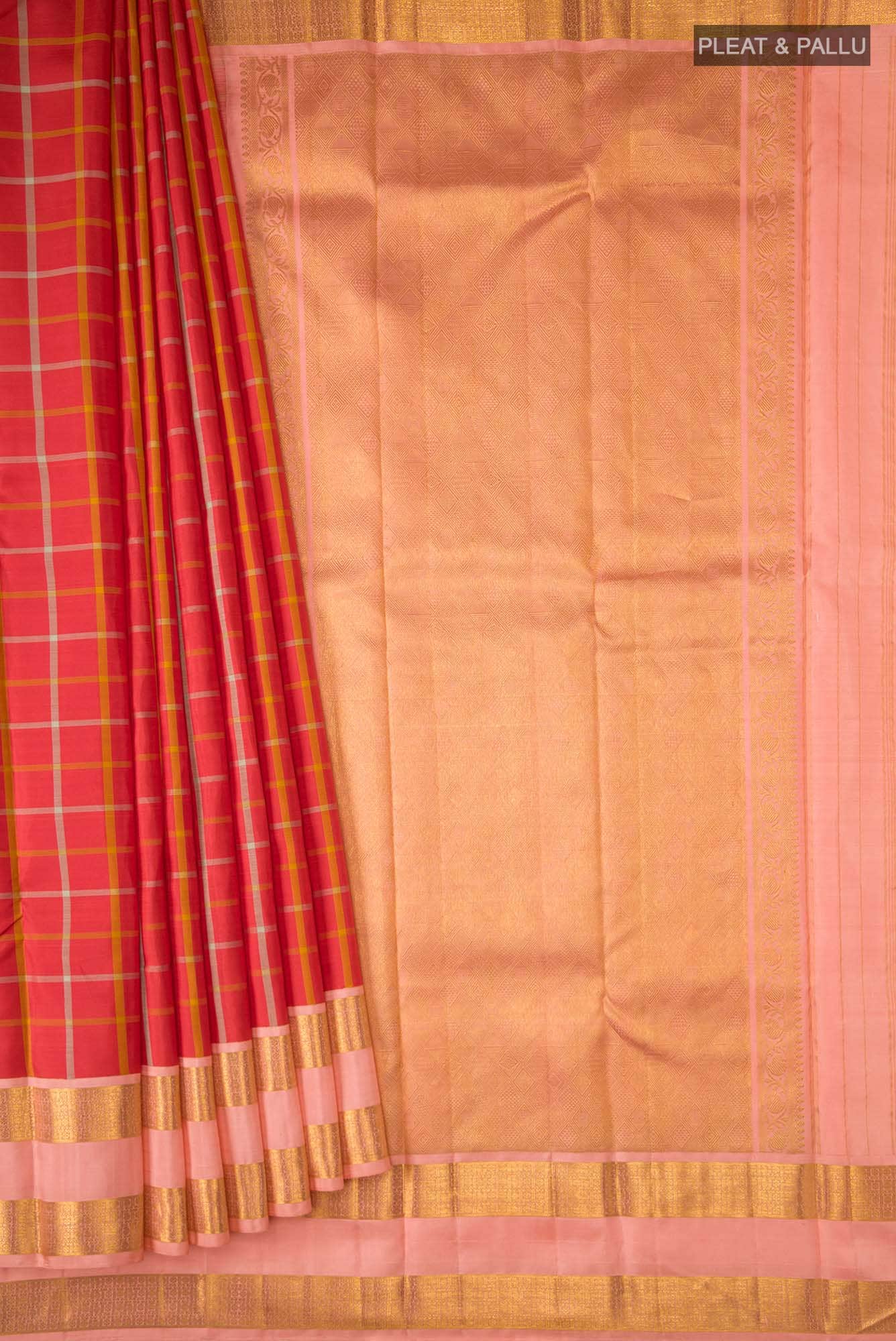 Red Kanchipuram Silk Saree
