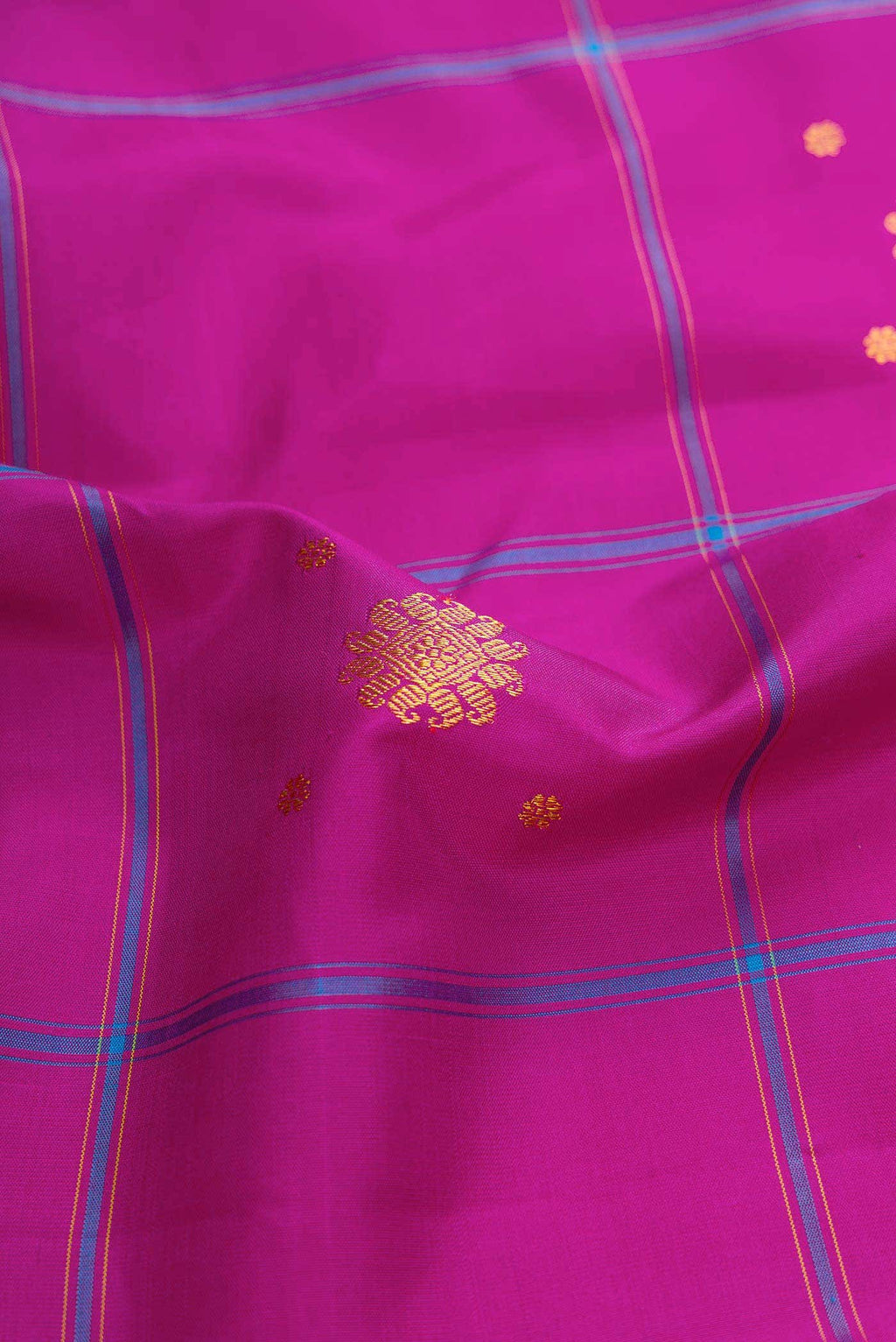 Pure Silk Pure Zari Purple Kanchipuram Saree
