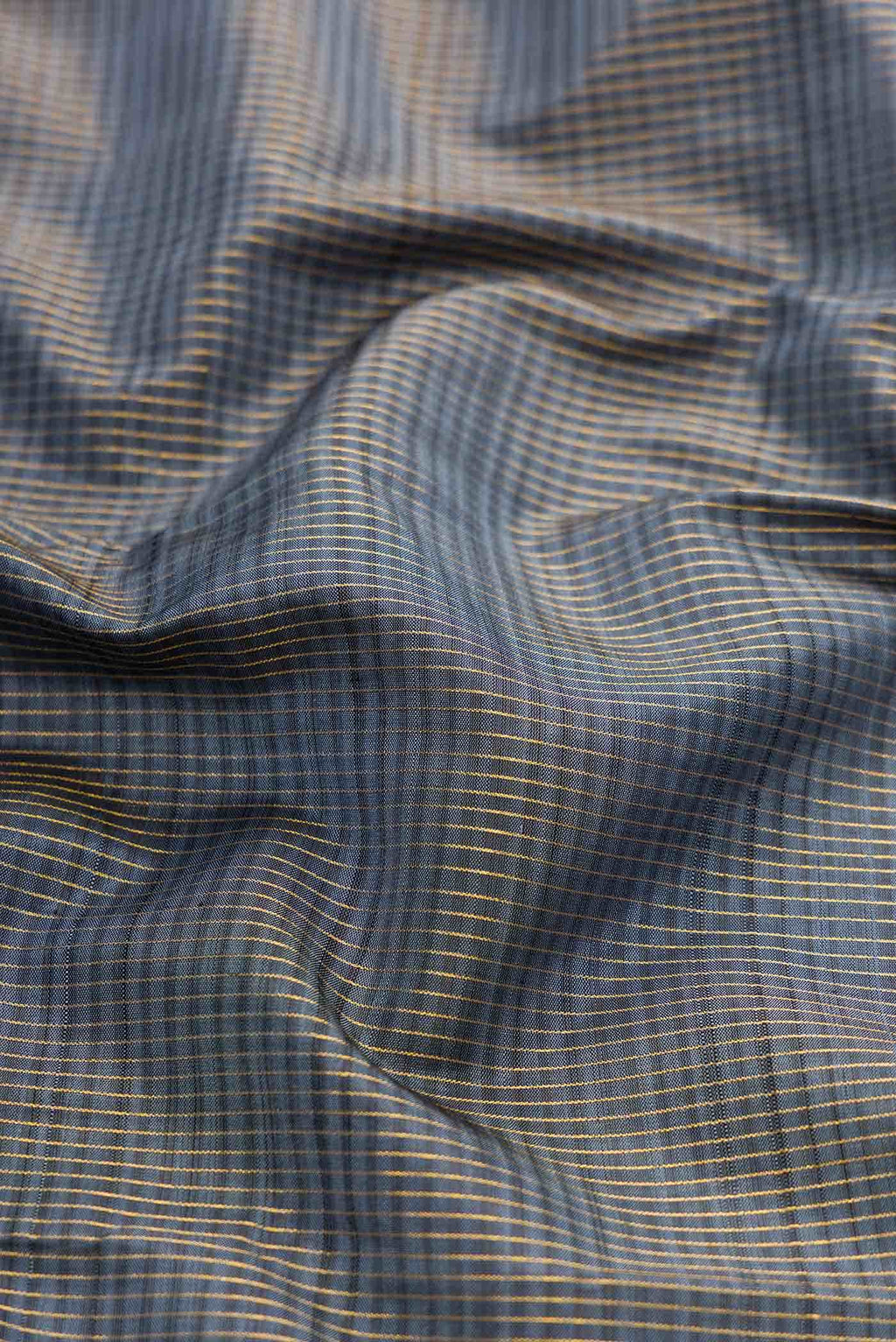 Grey Dual Tone Kanchipuram Silk Saree