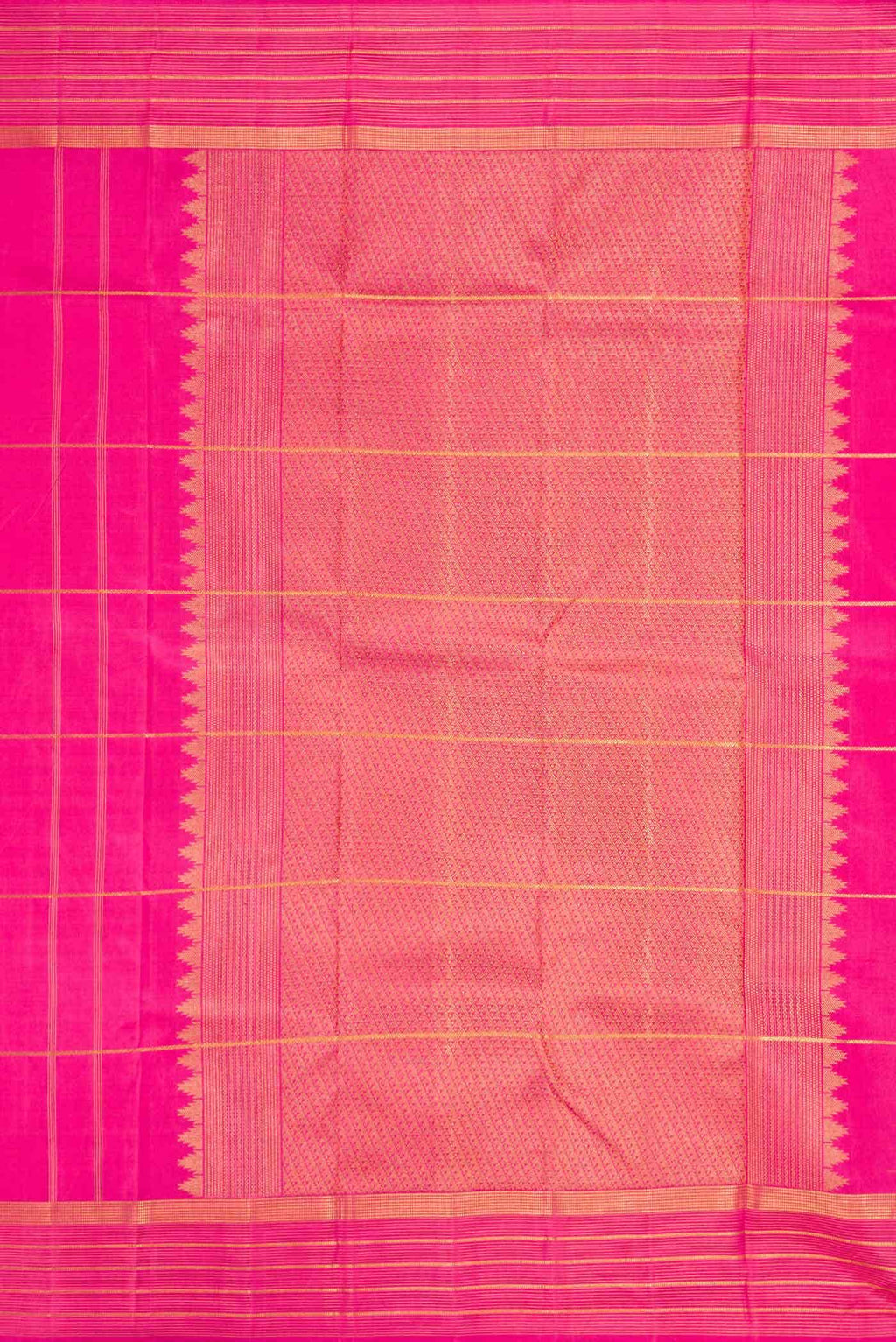 Pink Kanchipuram Silk Saree