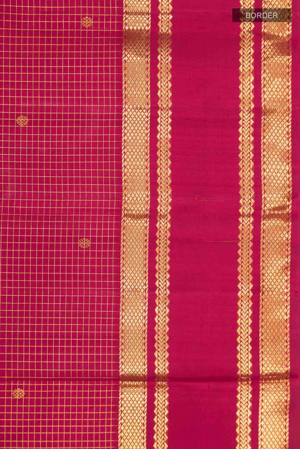Maroon Kanchipuram Silk Saree