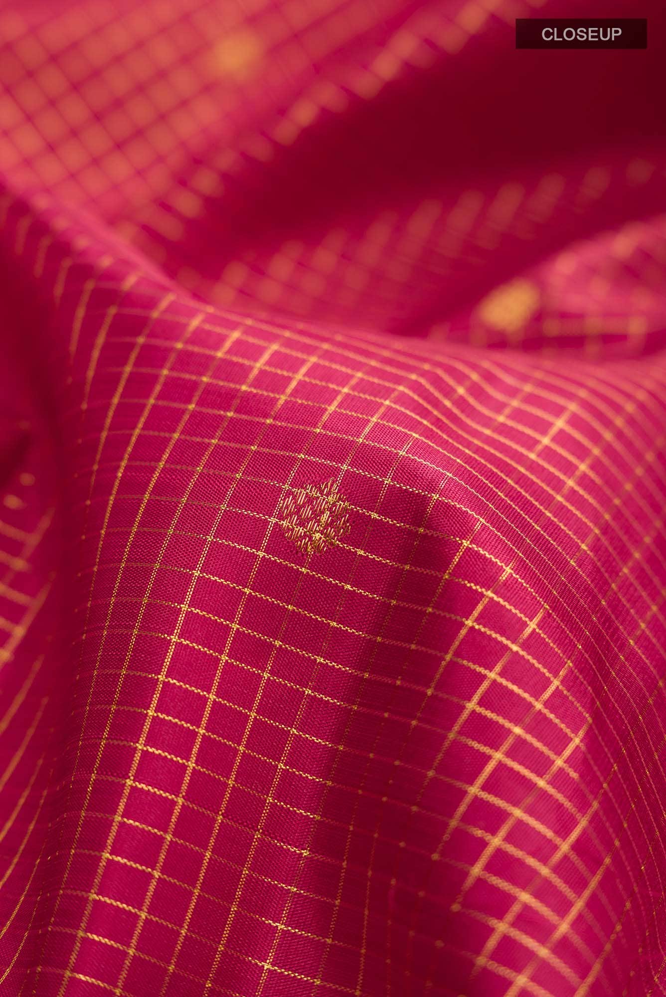 Maroon Kanchipuram Silk Saree