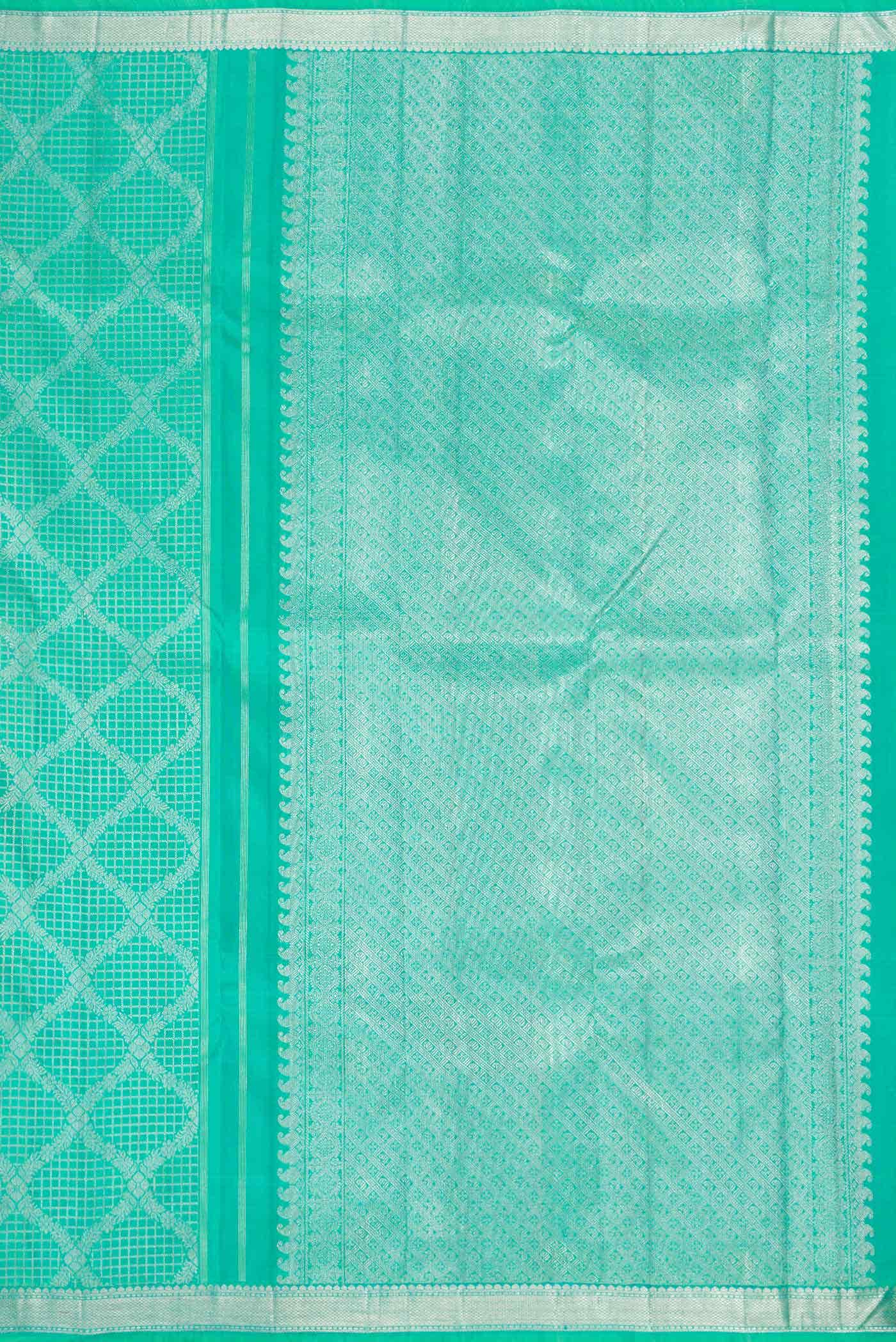 Green Dual Tone Kanchipuram Silk Saree