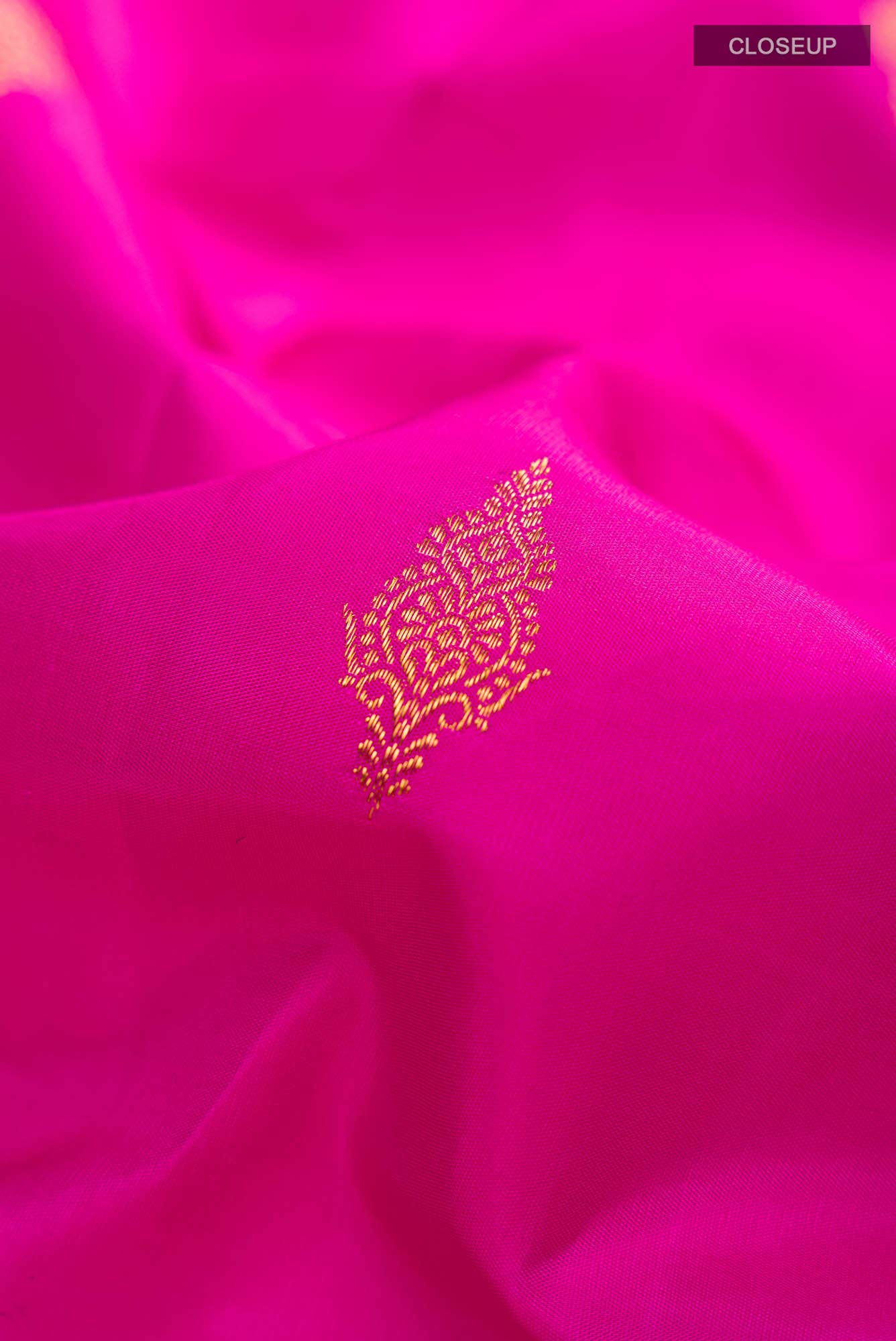 Pink Kanchipuram Silk Saree