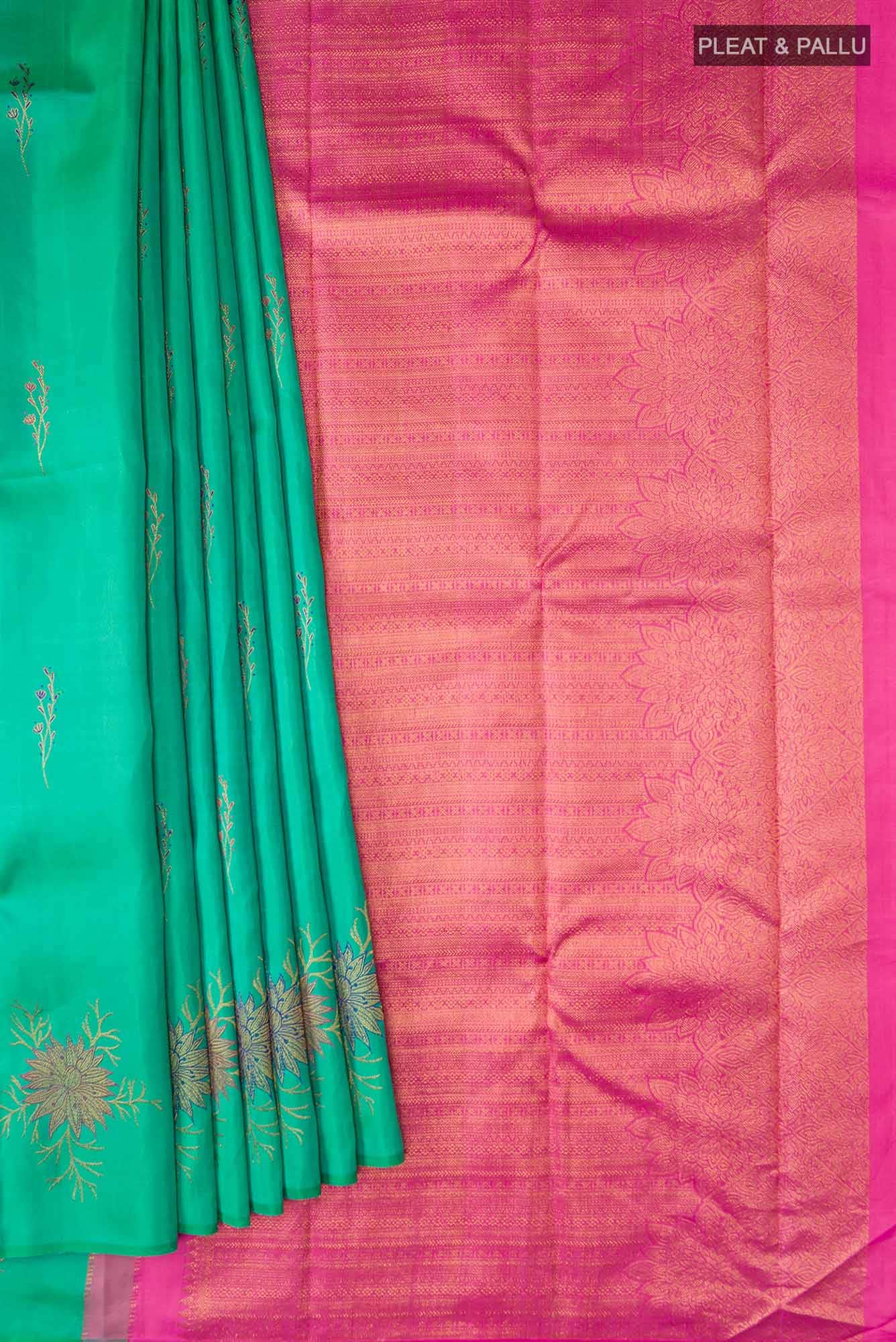 Green Kanchipuram Silk Saree
