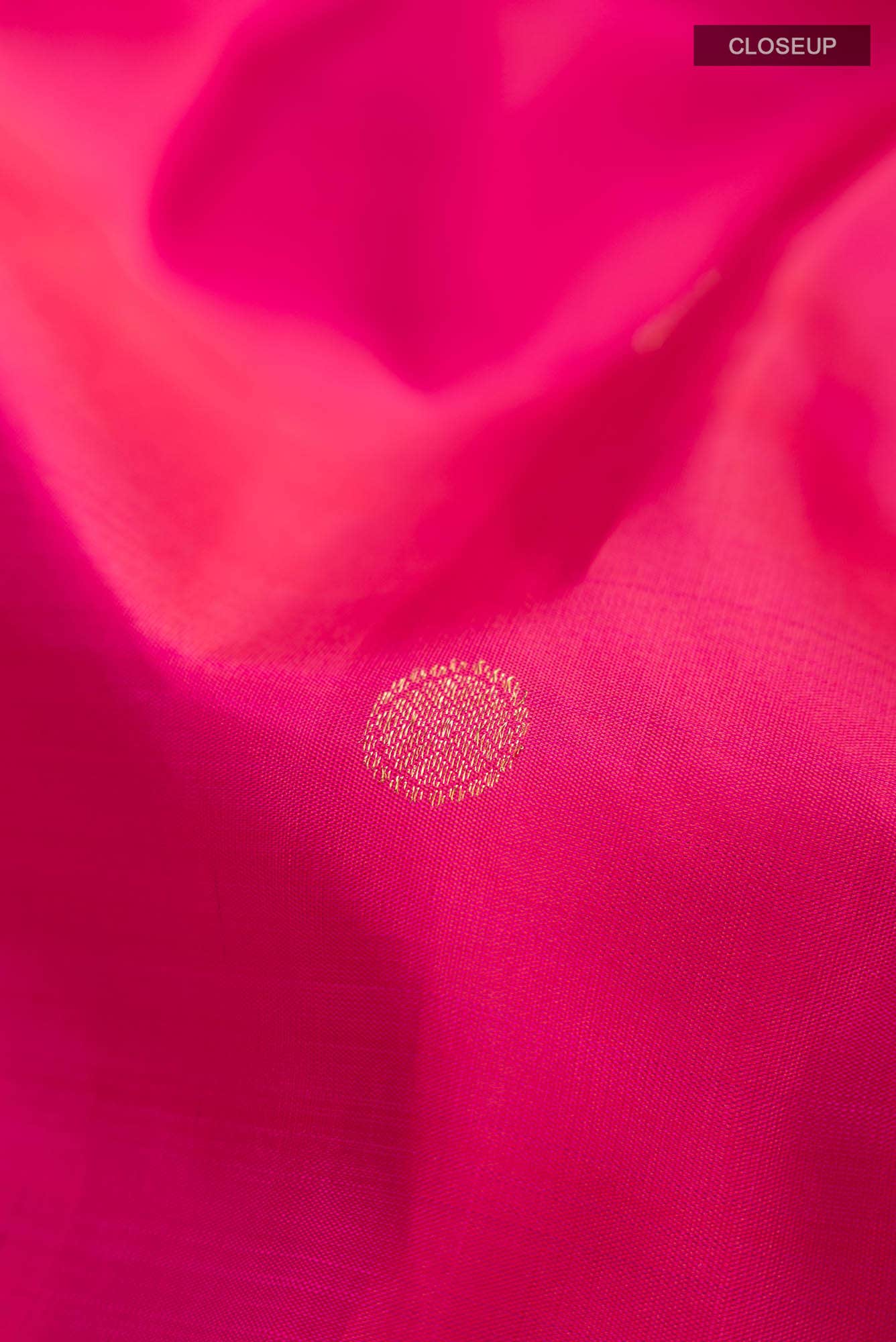 Pure Silk Pure Zari Pink Kanchipuram Saree