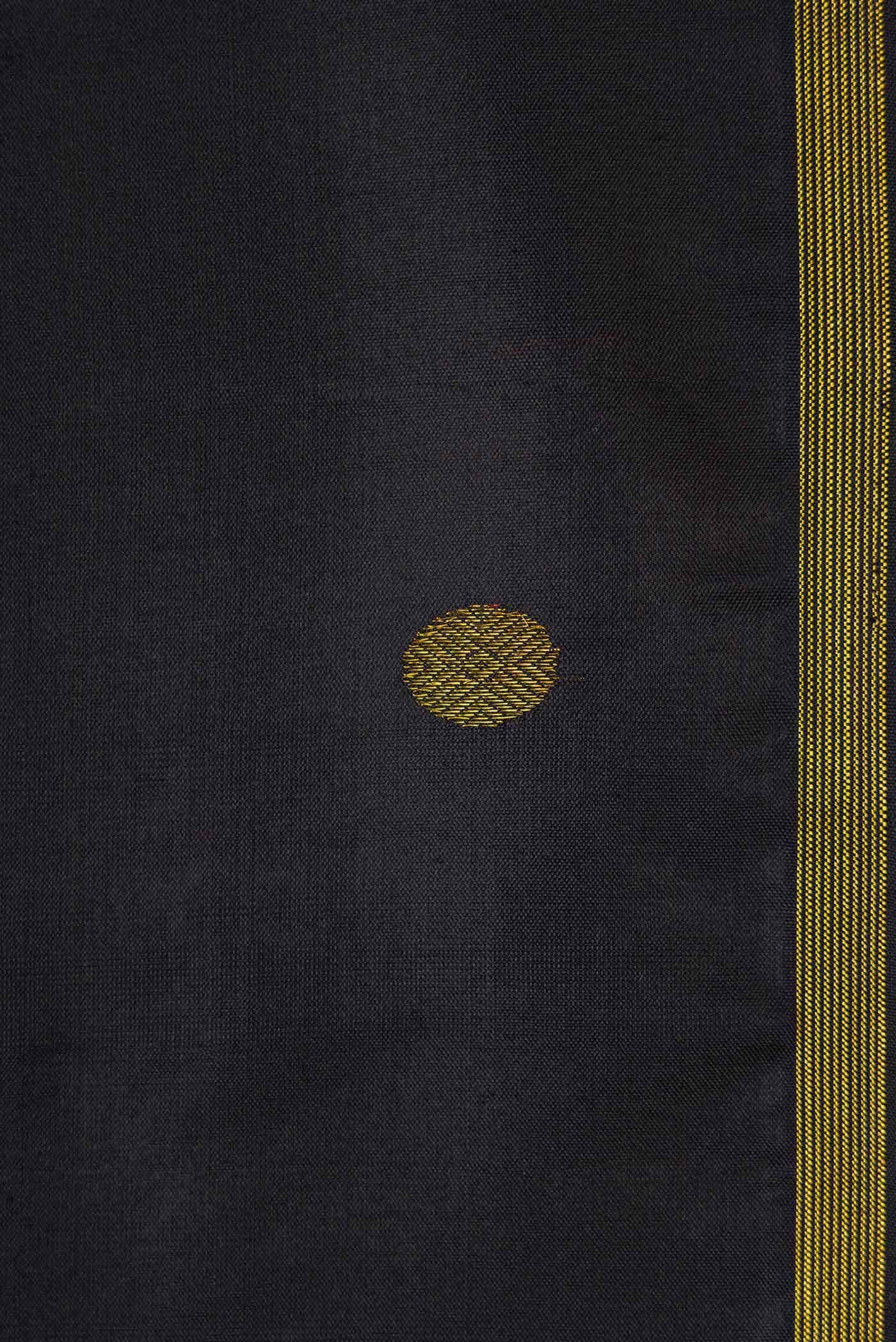 Black Kanchipuram Silk Saree
