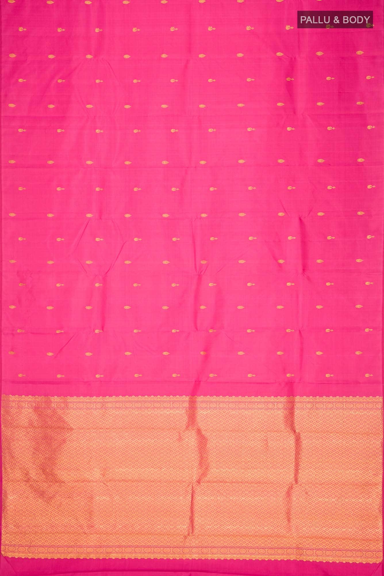 Pink Kanchipuram Silk Saree