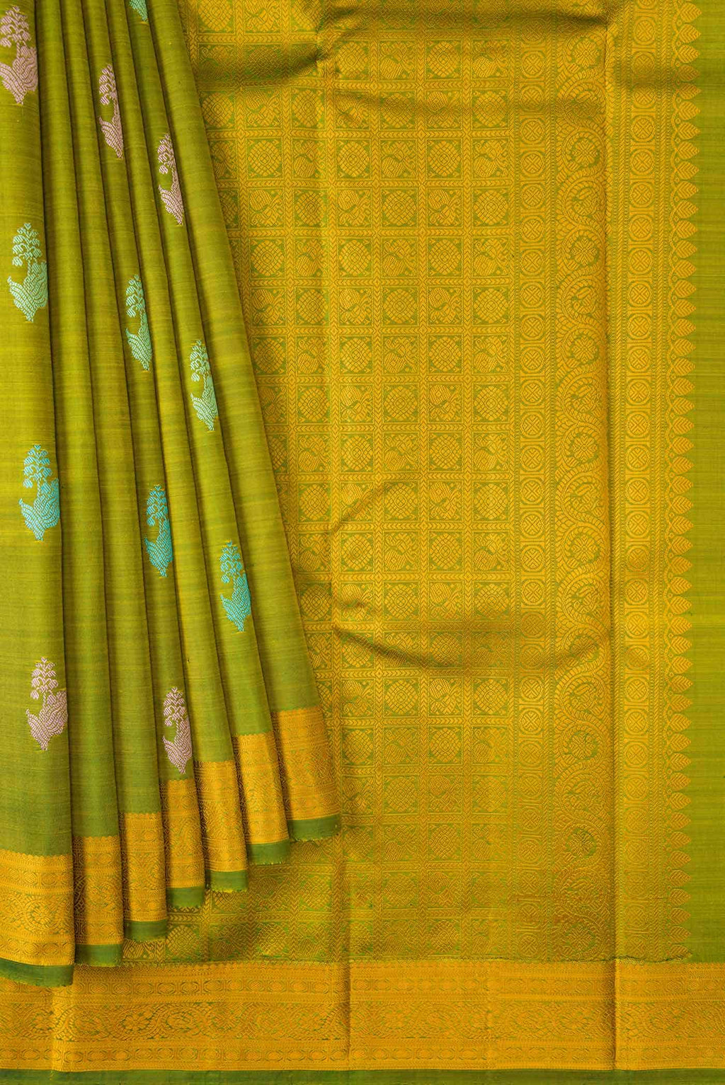 Green Kanchipuram Silk Saree