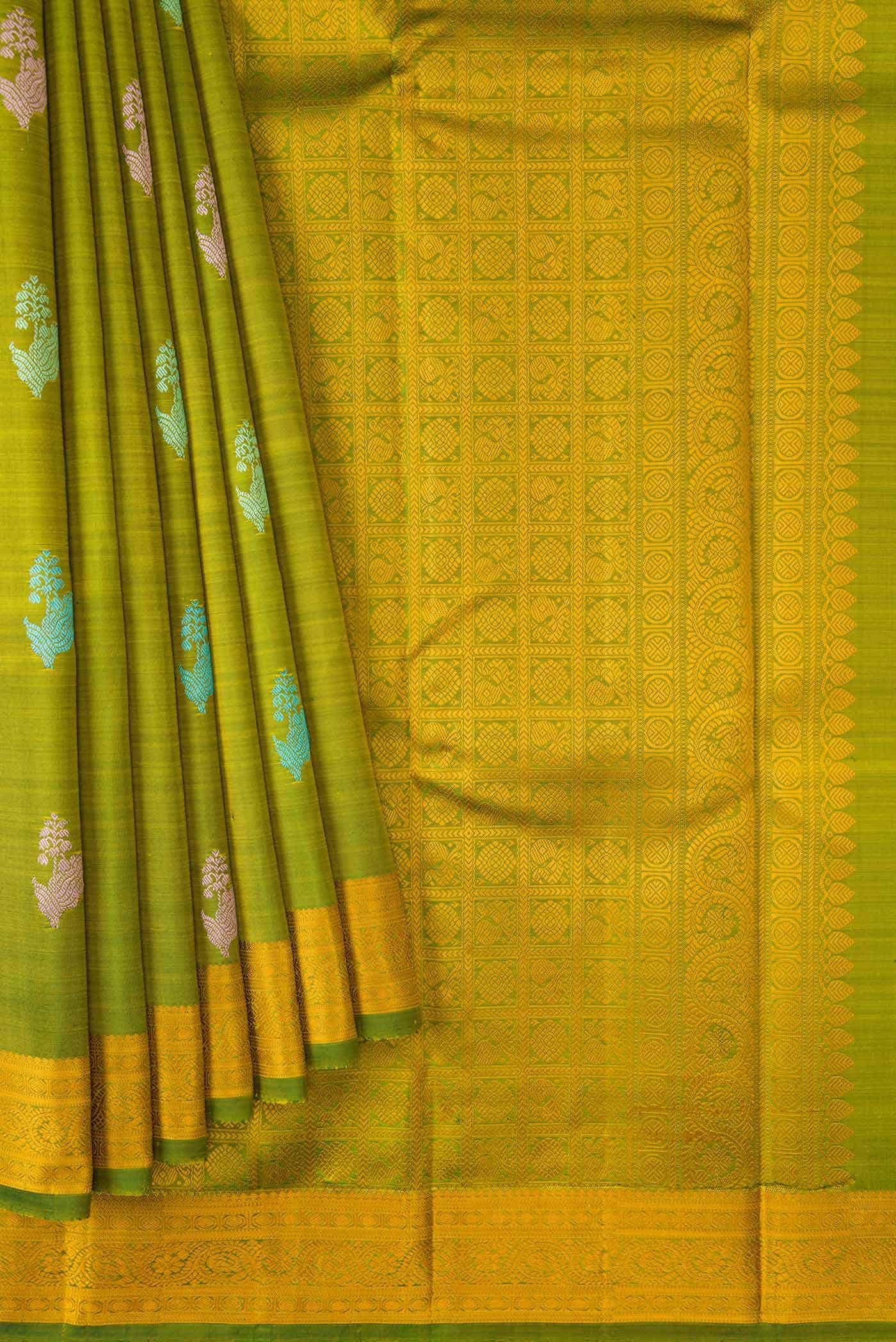 Green Kanchipuram Silk Saree