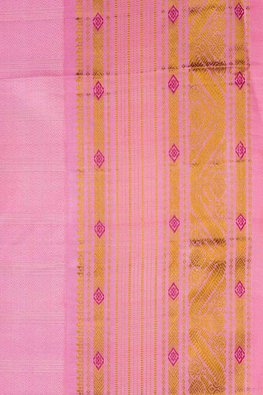 Pink Kanchipuram Silk Saree