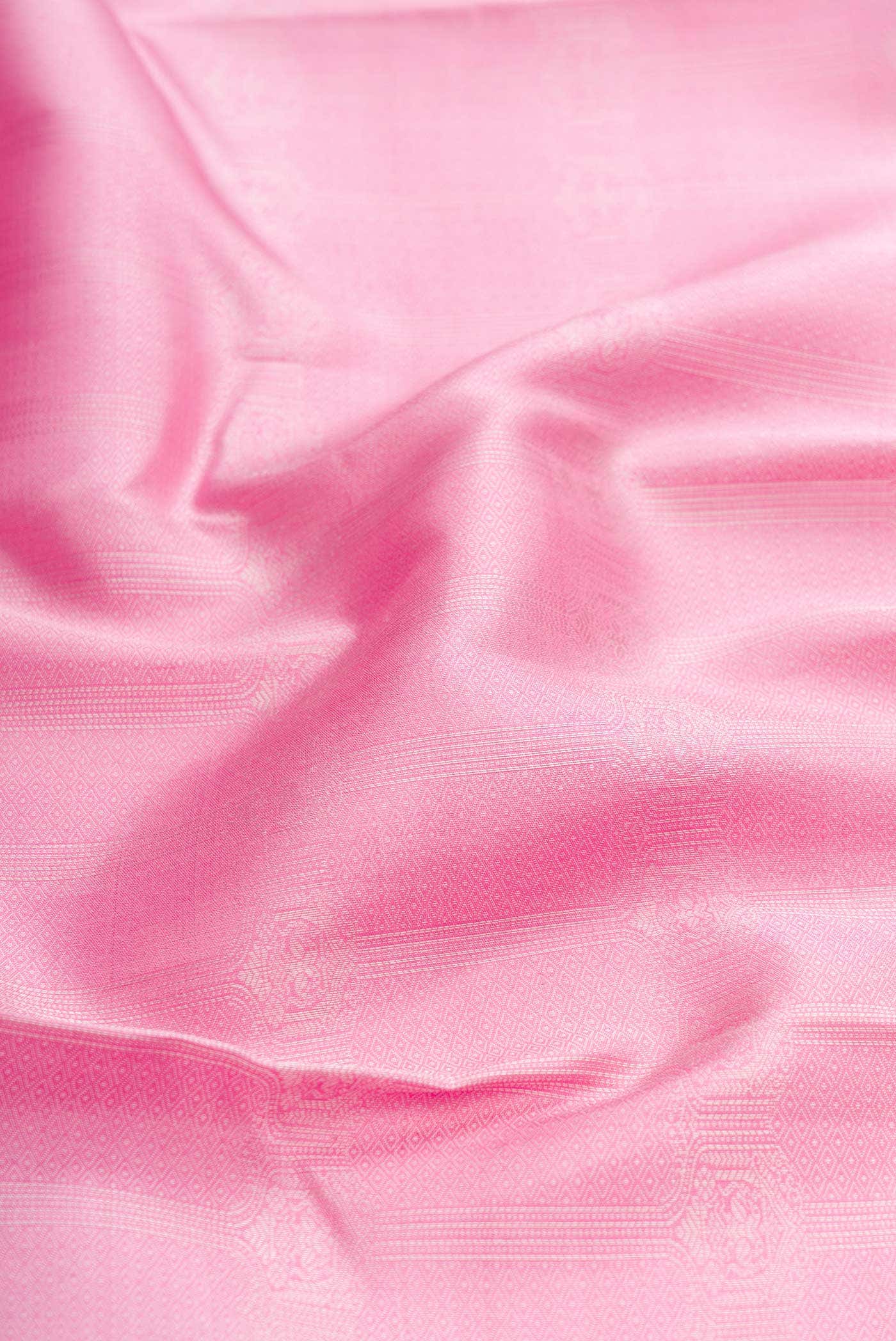 Pink Kanchipuram Silk Saree