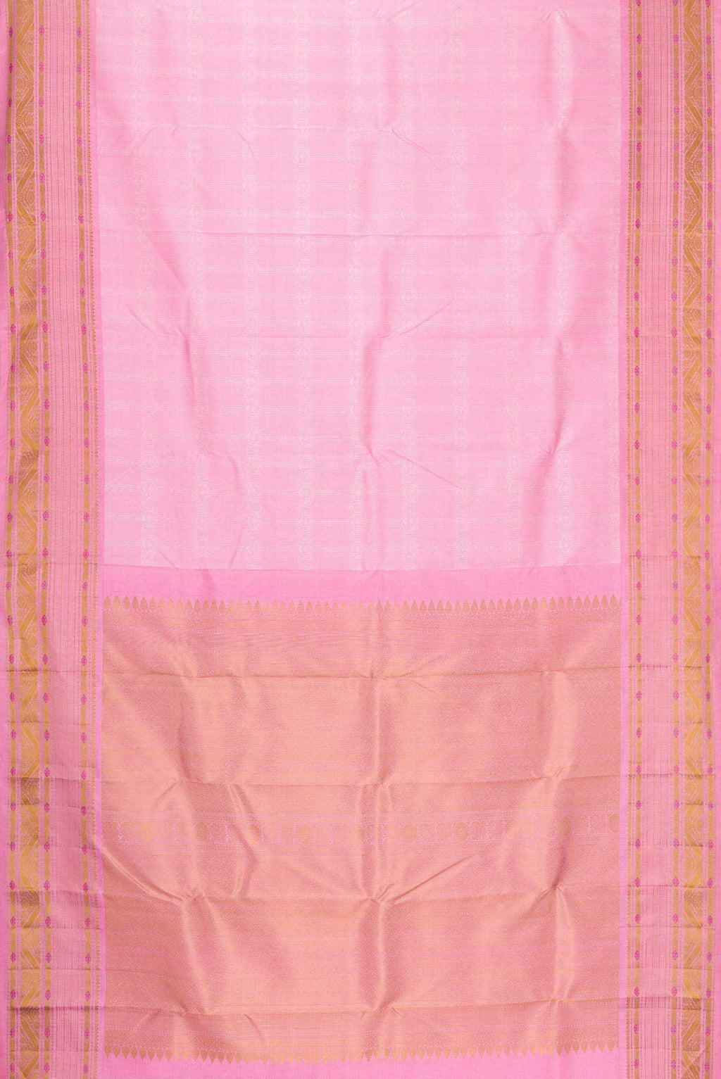 Pink Kanchipuram Silk Saree