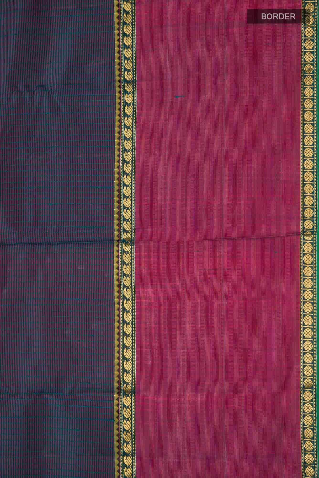 Blue Kanchipuram Silk Saree