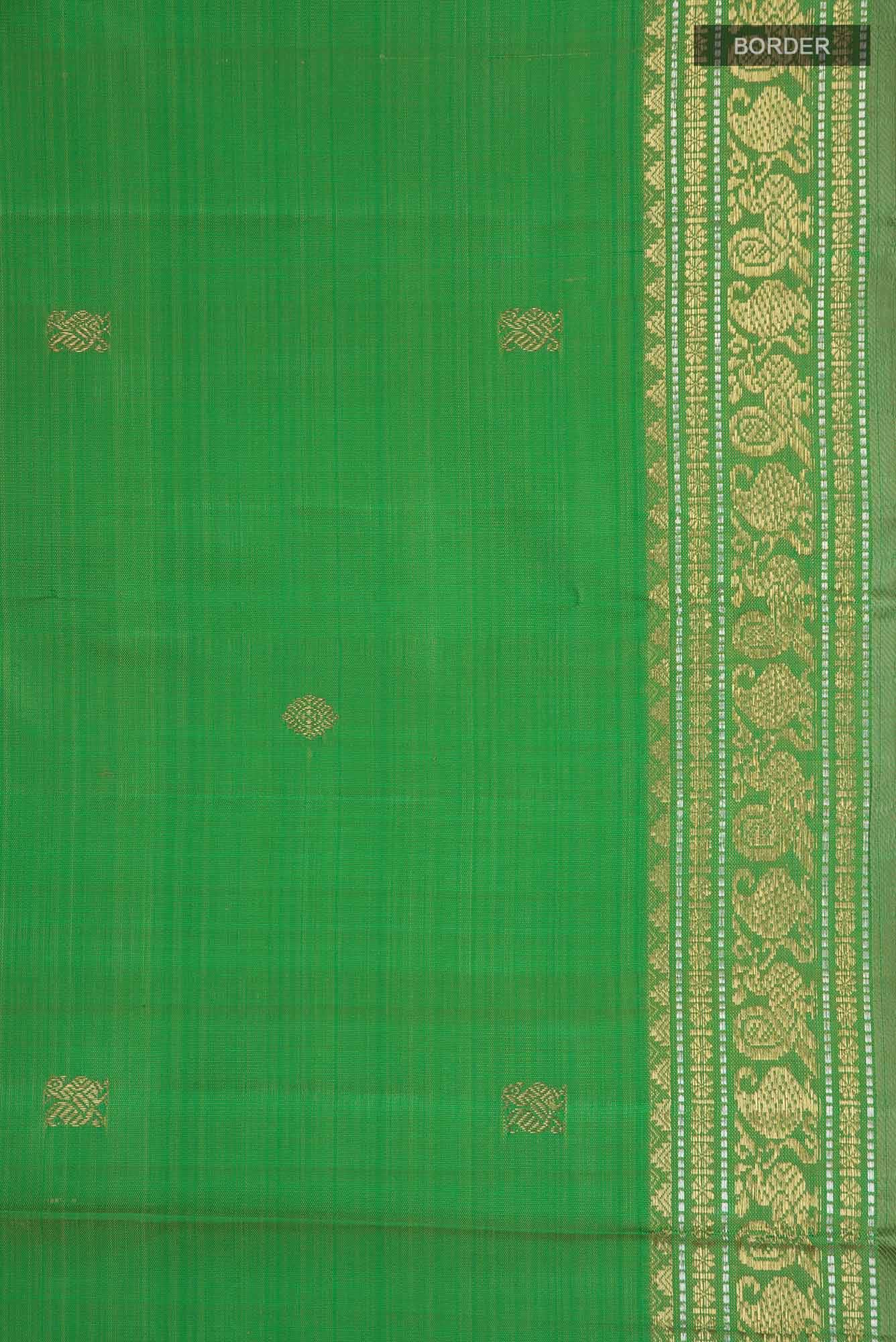 Green Kanchipuram Silk Saree