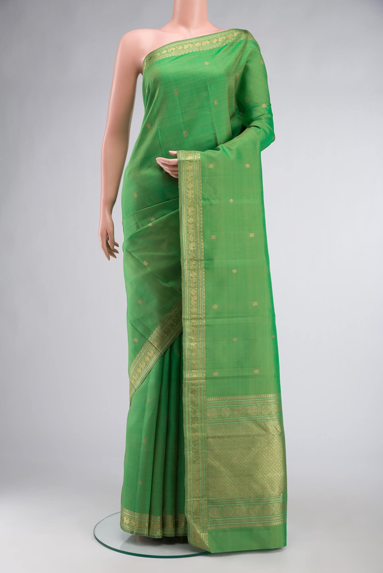 Green Kanchipuram Silk Saree